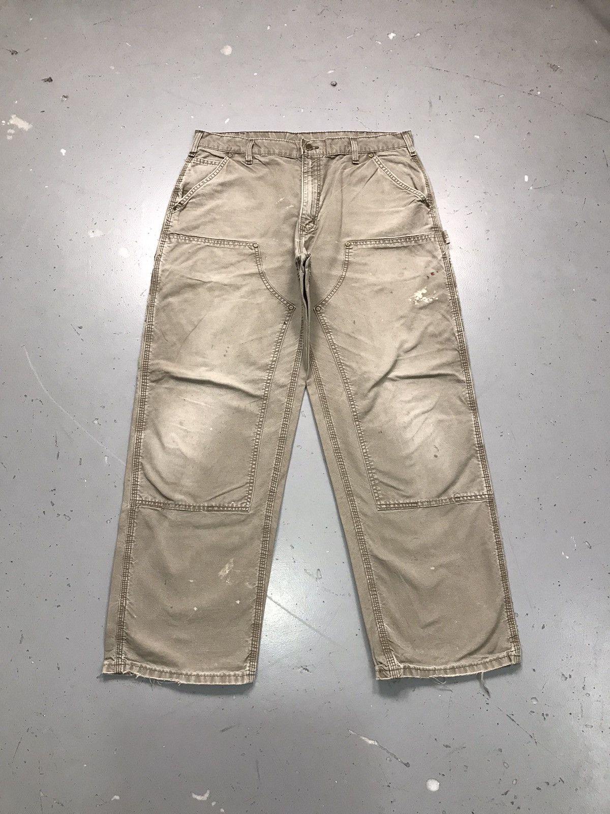 Carhartt Vintage Carhartt B195LBR double knee workwear denim Size US 36 / EU 52 - 1 Thumbnail