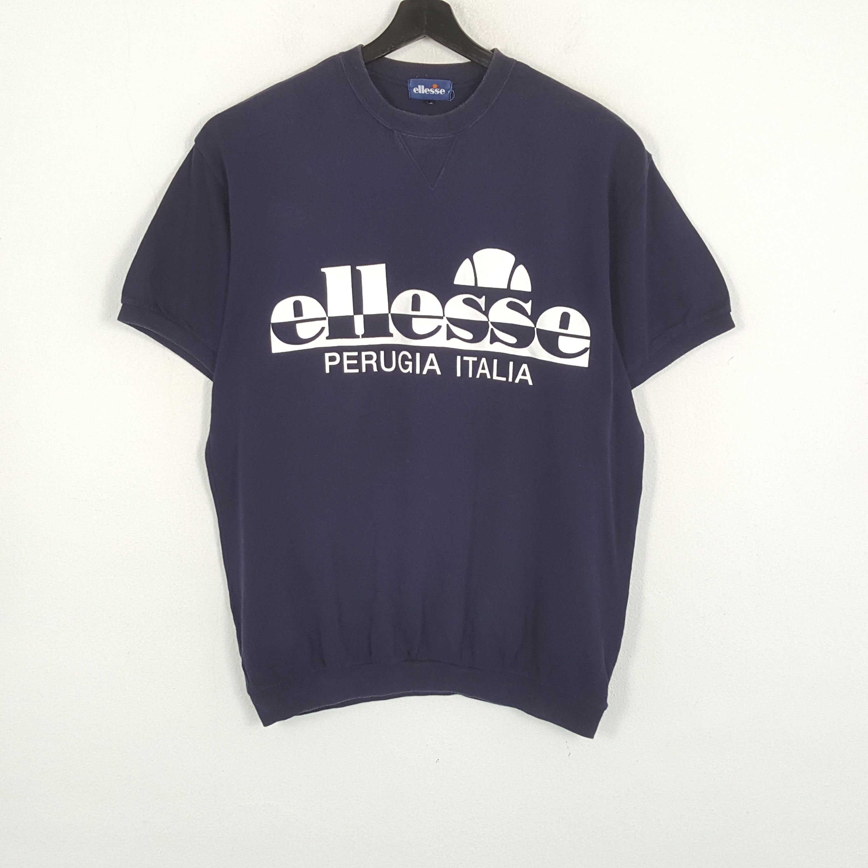 Ellesse × Vintage ELLESSE Logo Spellout Design Sweatshirt Size US L / EU 52-54 / 3 - 1 Thumbnail