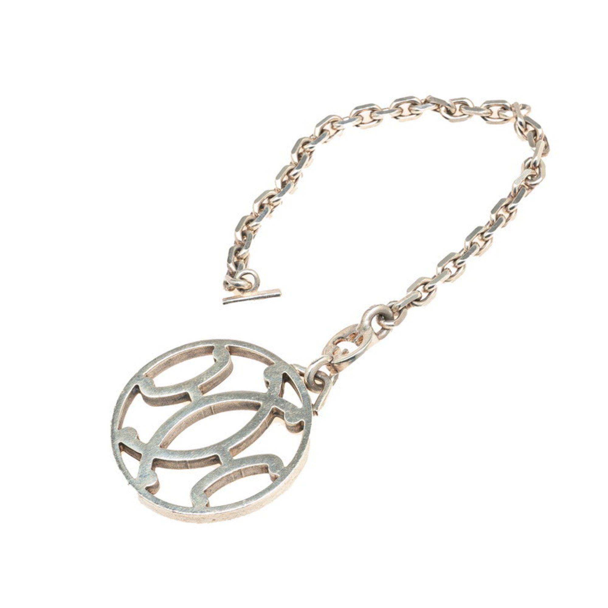 Hermes Hermes Kiss H Motif Charm Bag Silver Metal Women's HERMES Size ONE SIZE - 1 Thumbnail