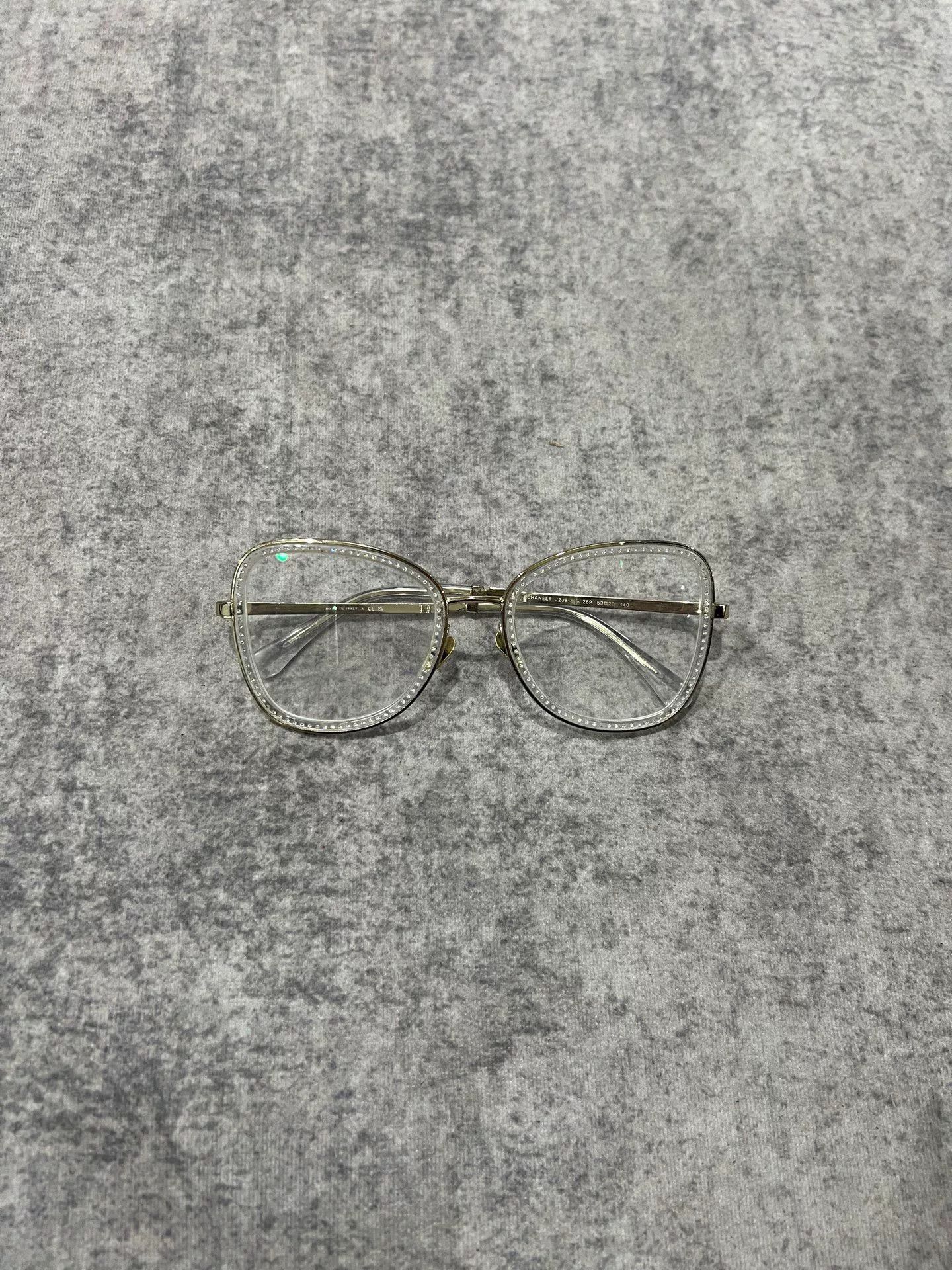 Chanel Chanel Diamond-Embellished Frame Glasses Size ONE SIZE - 1 Thumbnail