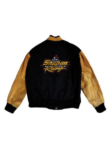 Vintage Vintage Snap On Varsity Jacket Size US L / EU 52-54 / 3 - 2 Thumbnail