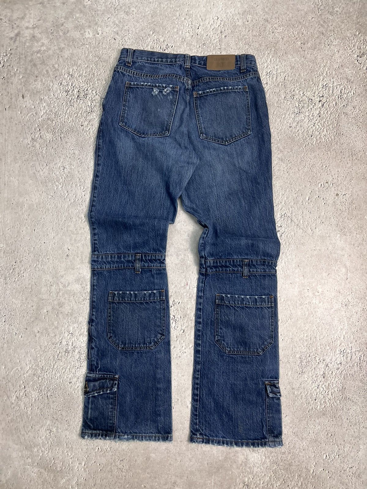 14th Addiction × Japanese Brand × Le Grande Bleu (L.G.B.) Junya Watanabe G Star Style Raw Bondage GOA Cargo Pants Size US 32 / EU 48 - 12 Thumbnail