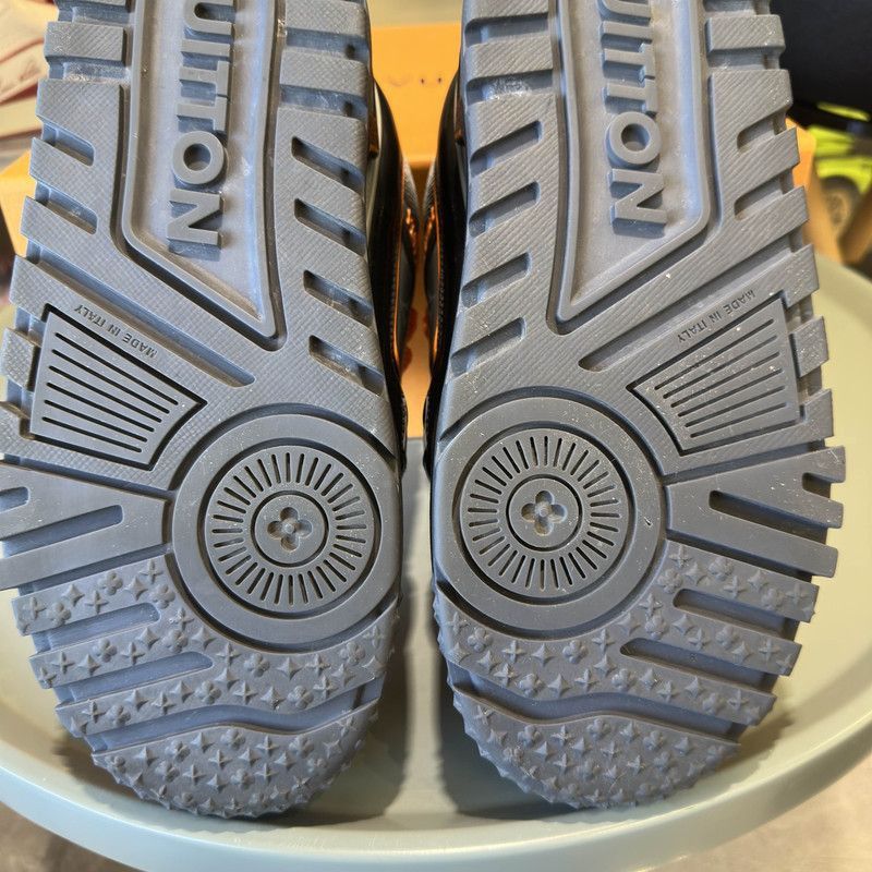 Louis Vuitton Louis Vuitton Trainer Maxi Sneakers in Gray Orange -2508 Size US 8 / EU 41 - 3 Thumbnail