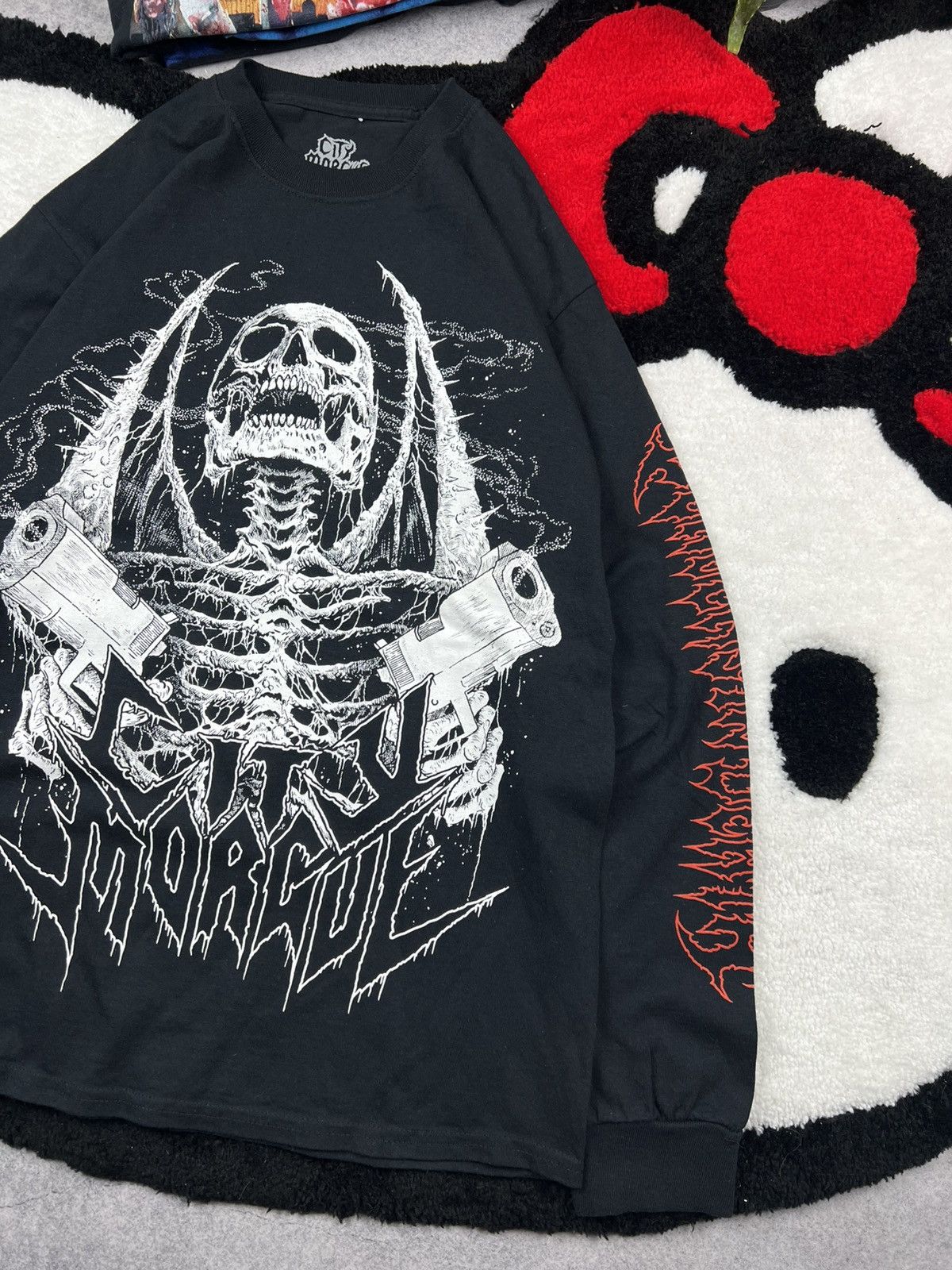 City Morgue City Morgue Rhinestones Skulls Grunge Dead Long Sleeve Size US M / EU 48-50 / 2 - 3 Thumbnail