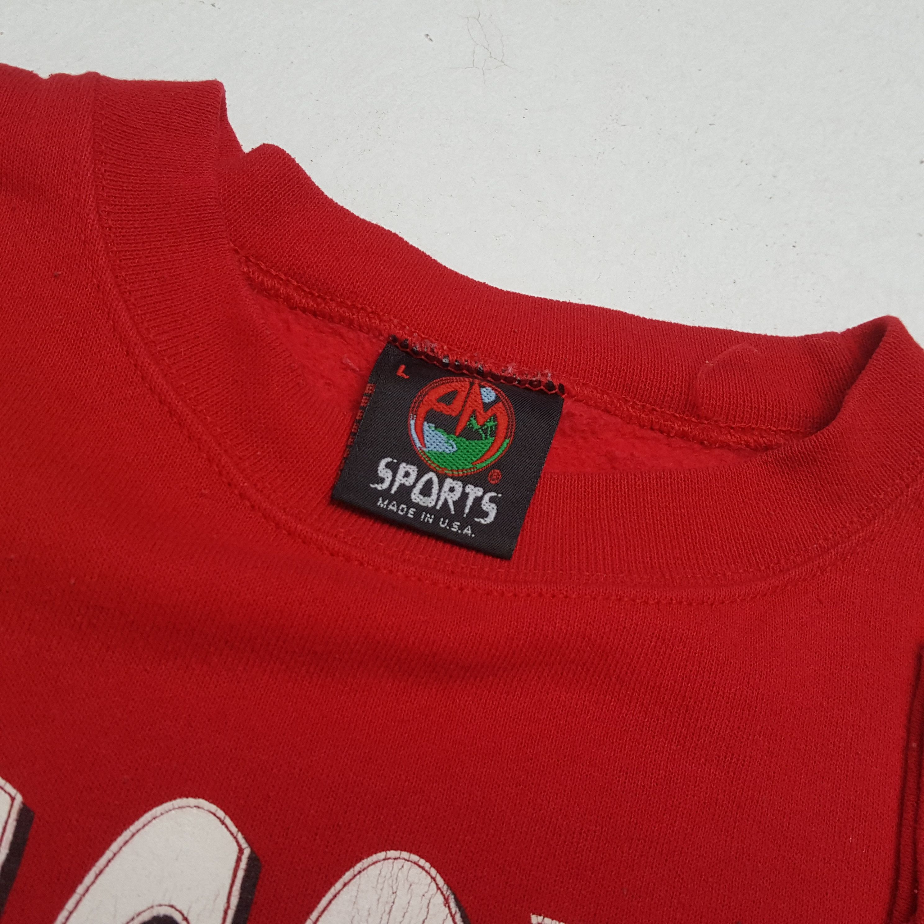 NFL × Vintage WINCONSIN BADGERS NFL Football Team Vintage Sweatshirt Size US L / EU 52-54 / 3 - 8 Thumbnail