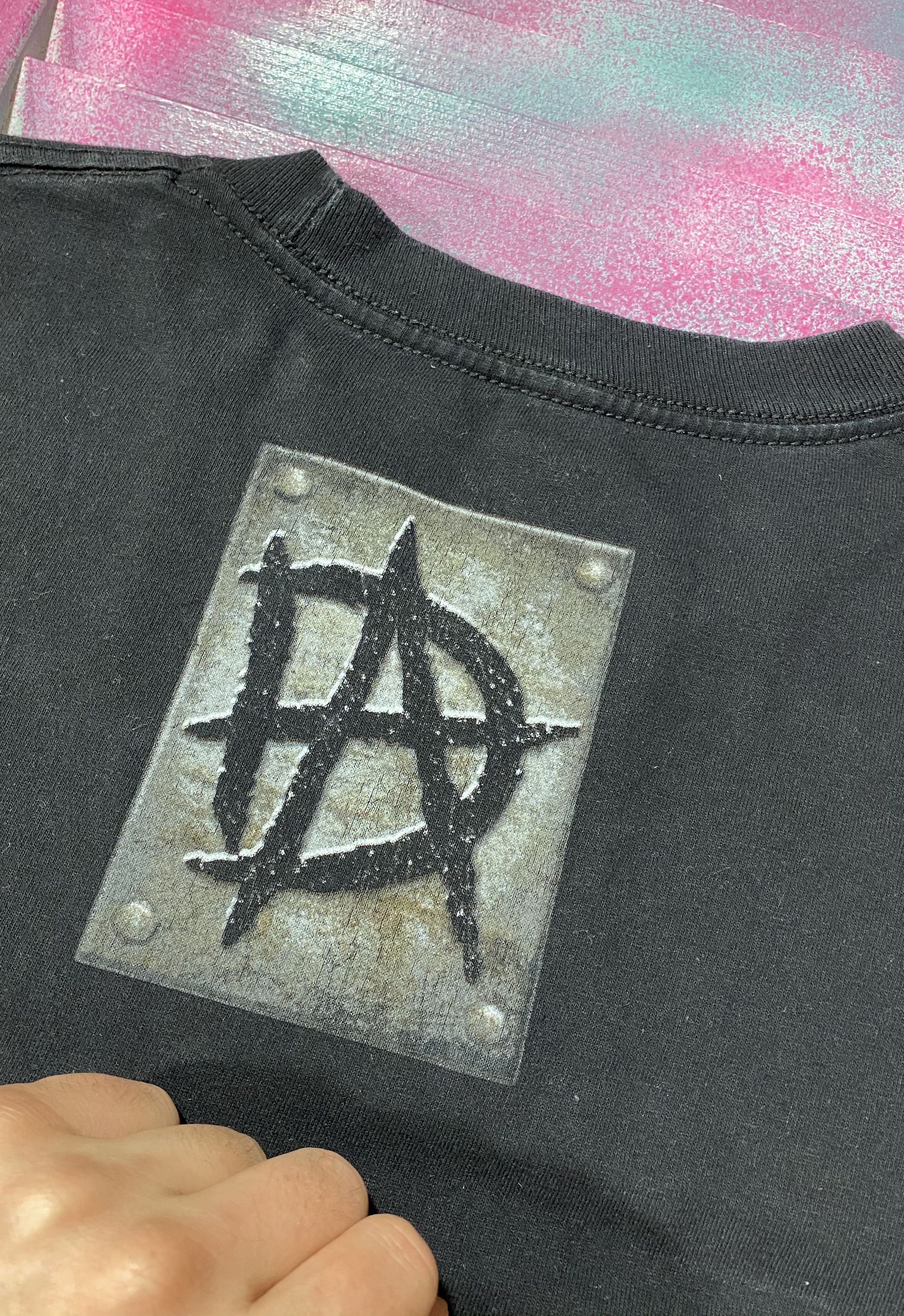 Vintage WWE Dean Ambrose Asylum Horror Logo T-shirt Size US L / EU 52-54 / 3 - 4 Thumbnail