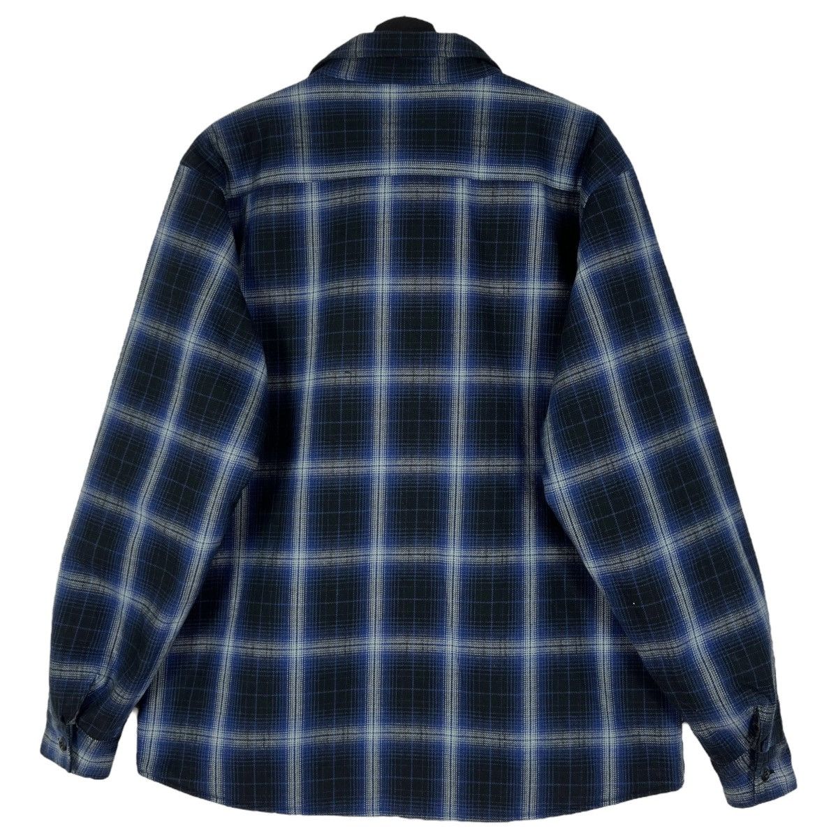 Japanese Brand Vintage Mondial Shadow Plaid Jacket Size US L / EU 52-54 / 3 - 2 Thumbnail