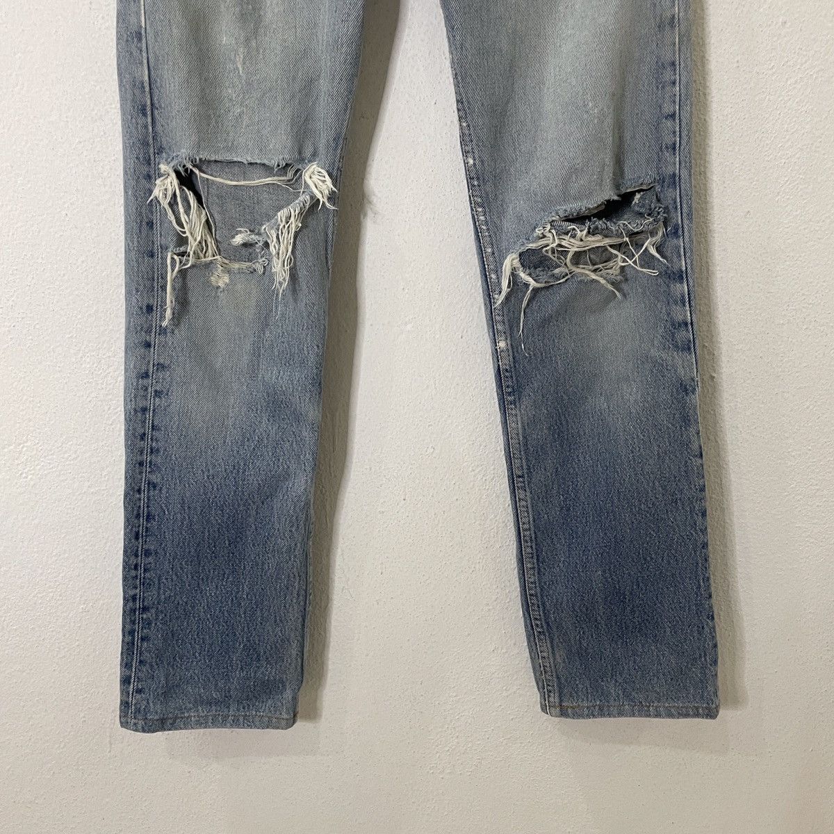 Levi's Vintage 90s Levis Distressed Denim Jeans Size 28" / US 6 / IT 42 - 4 Thumbnail