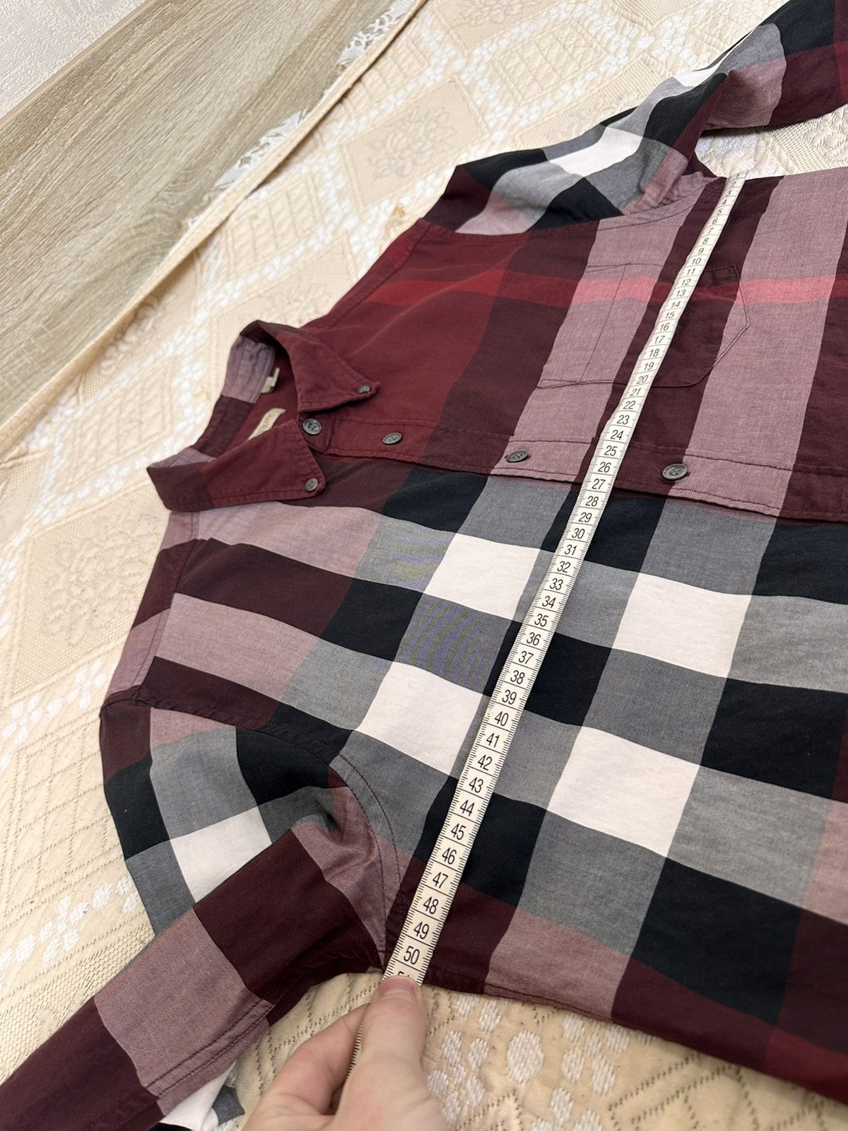 Burberry 🔥 Burberry Brit Nova Check Long Sleeve Shirt Button Up Rare Size US S / EU 44-46 / 1 - 9 Thumbnail