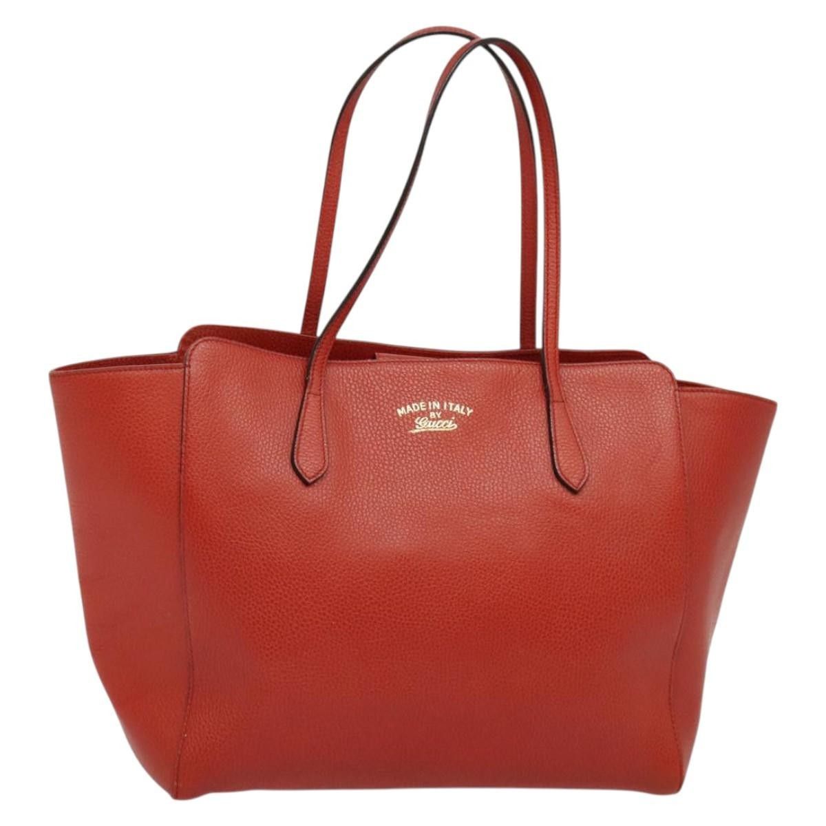 Gucci Gucci Swing Tote Leather Size ONE SIZE - 1 Thumbnail
