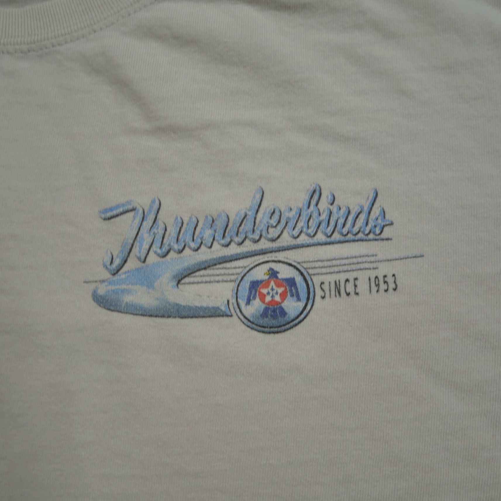 Gildan VINTAGE USAF Thunderbirds T Shirt Mens Medium White Air Force Y2K Size US M / EU 48-50 / 2 - 3 Thumbnail