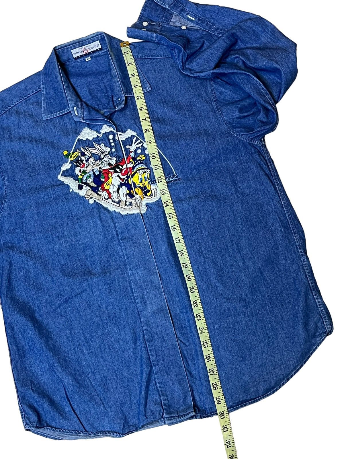Vintage NICE💥EMMANUEL SCHVILI X DISNEY EMBROIDERY BUTTON UPS SHIRT Size US L / EU 52-54 / 3 - 9 Thumbnail