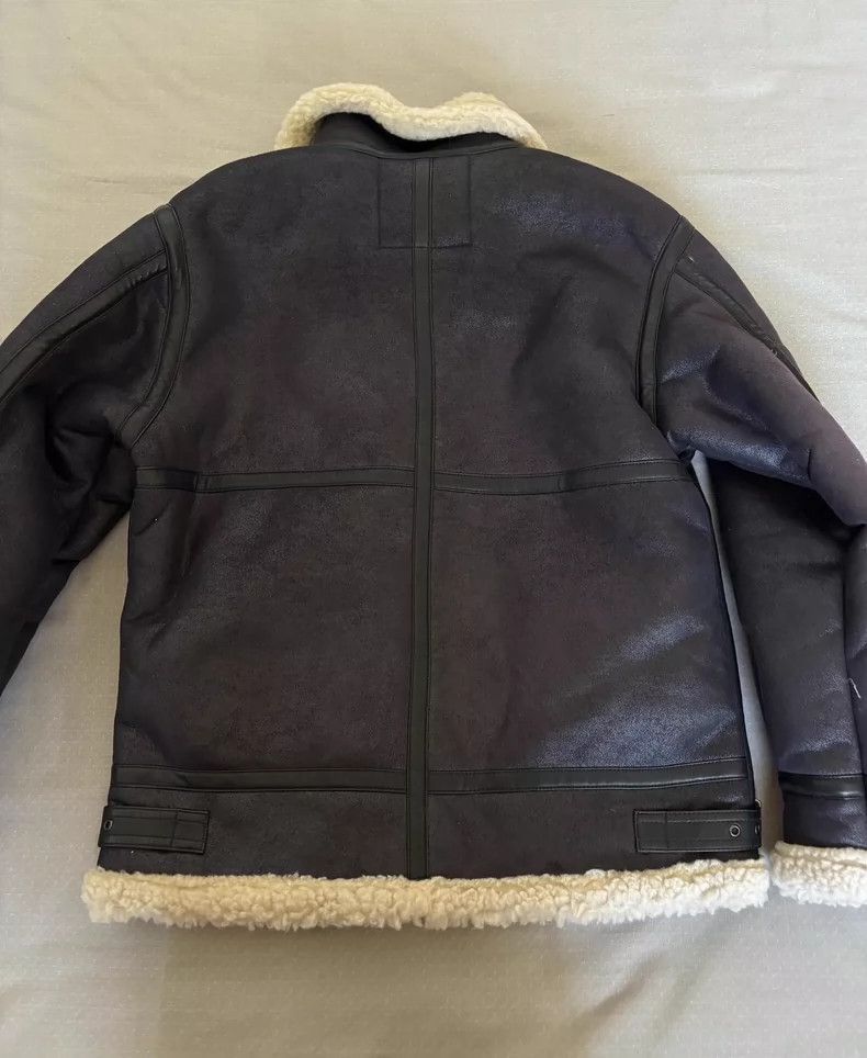 Yohji Yamamoto Alpha B3 Flight Jacket with Shearling Trim-2506 Size L / US 10 / IT 46 - 9 Thumbnail