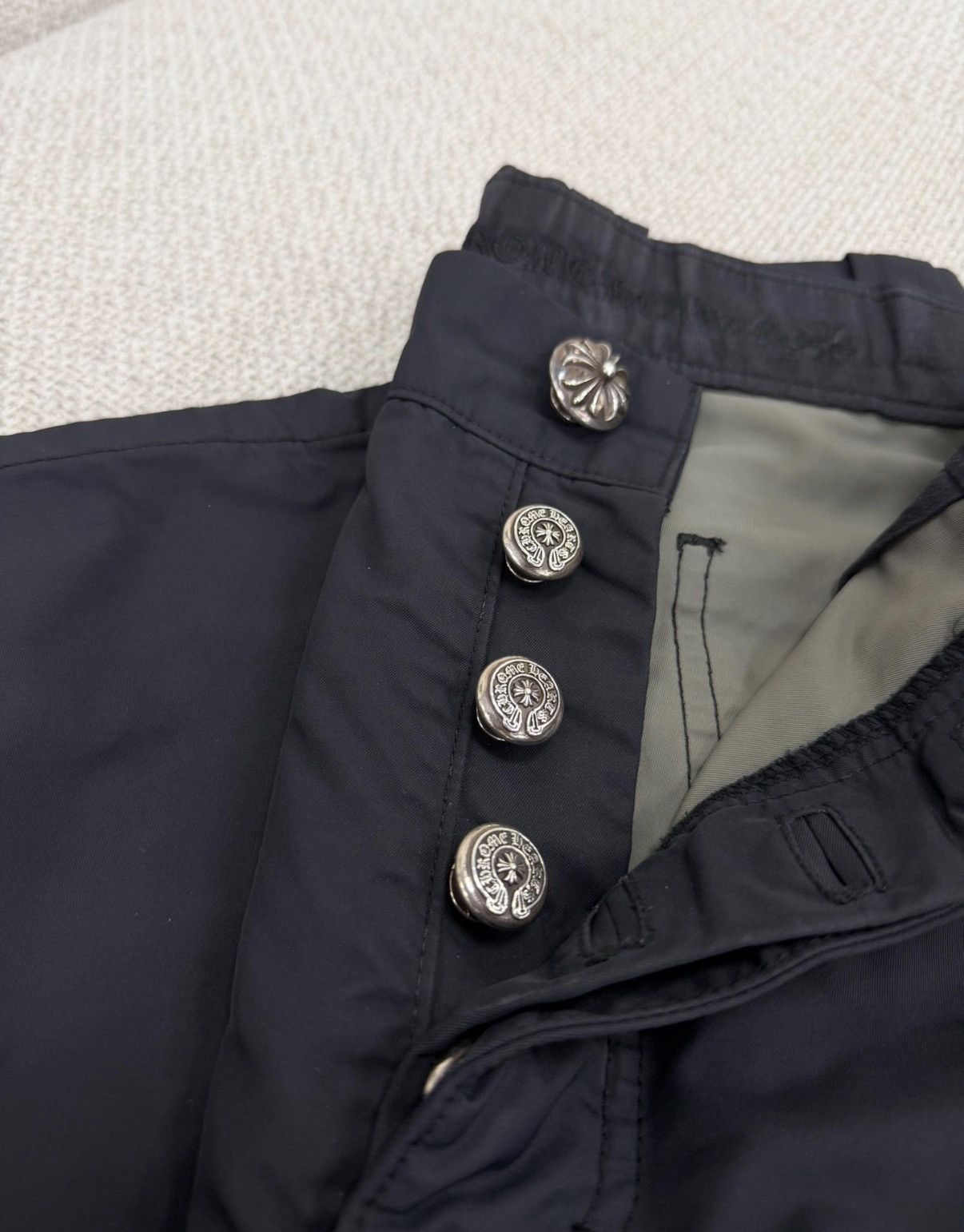 Chrome Hearts Chrome Hearts Leather Patch Double Knee Cargo Pants F1040 Size US 31 - 6 Thumbnail