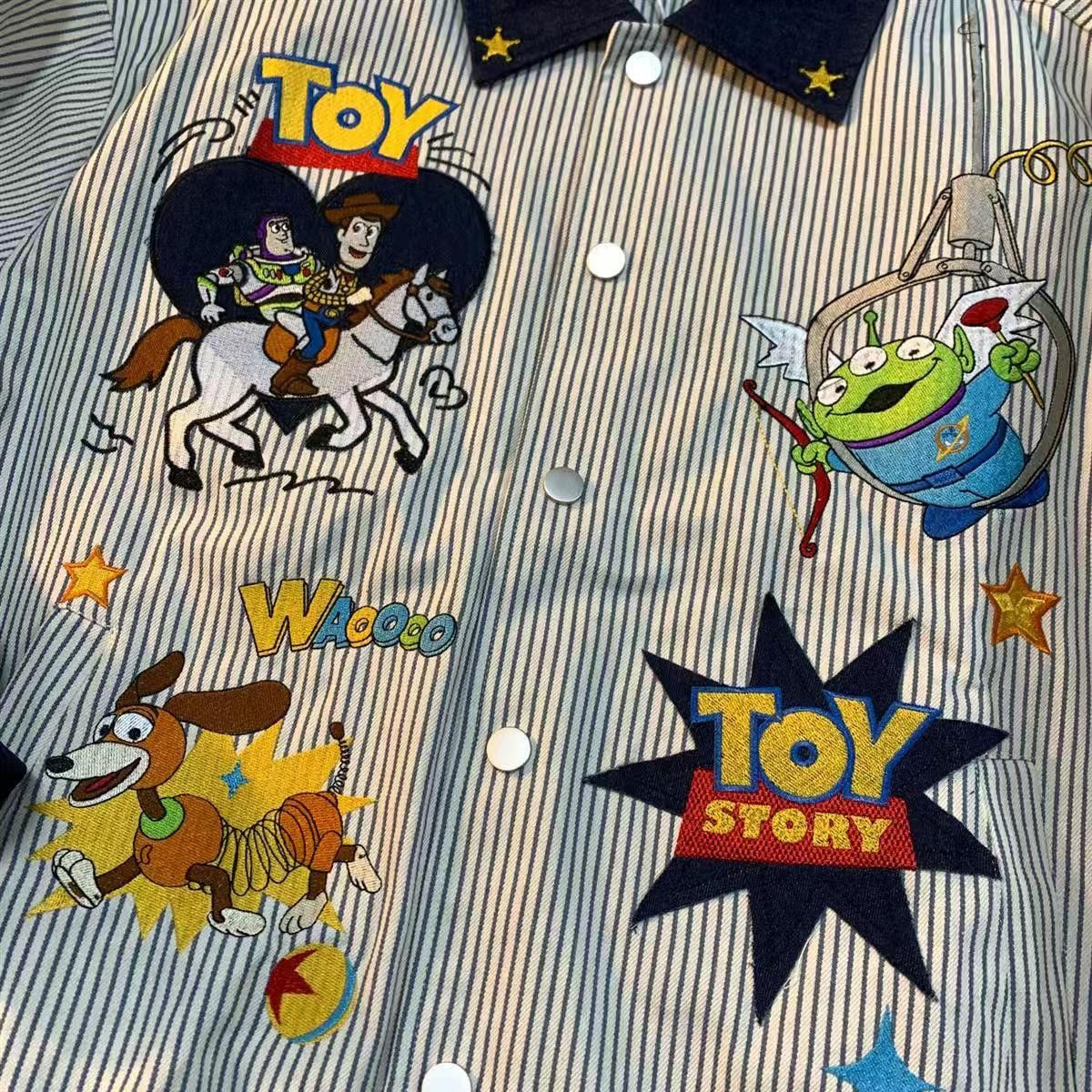 Vintage Toy Story Heavy Embroidery Varsity Jacket Size US M / EU 48-50 / 2 - 2 Thumbnail