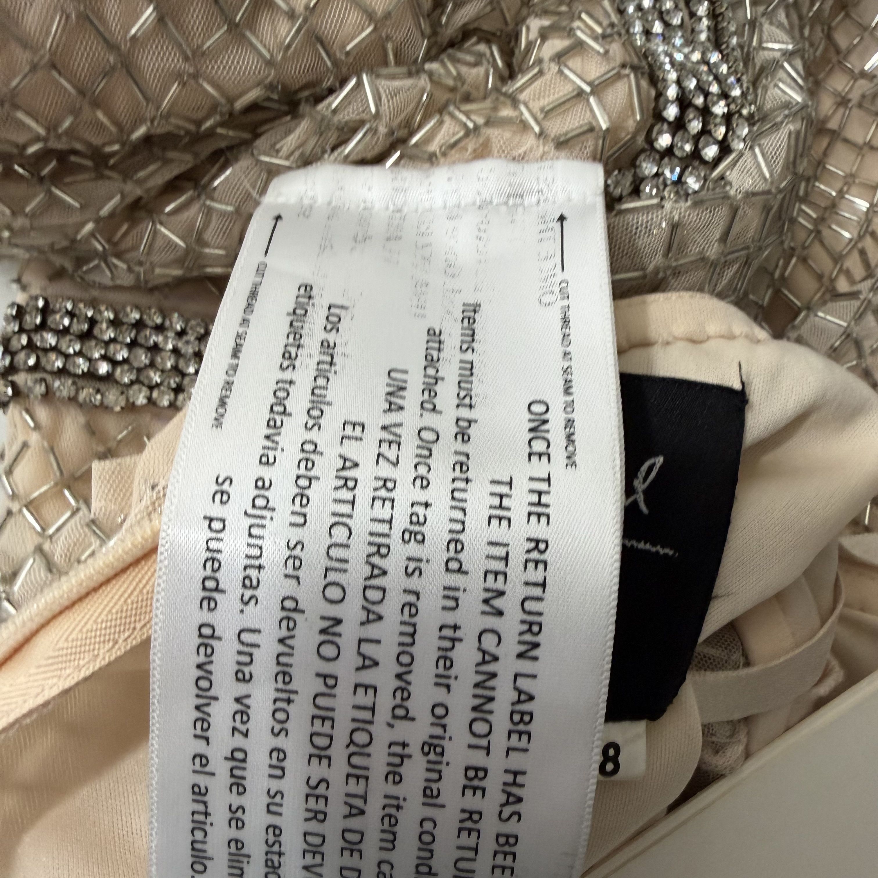 Mac Duggal Mac Duggal Beaded V-Neck Gown Dress flawed NWT Size M / US 6-8 / IT 42-44 - 4 Thumbnail