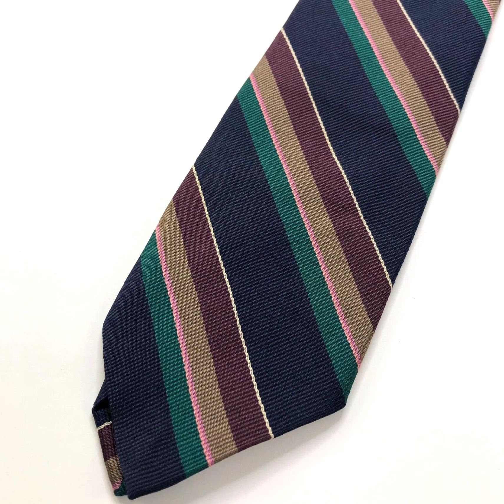 Robert Talbott Robert Talbott Best of Class 100% Silk Neck Tie Men’s Striped 3" / 56 In Size ONE SIZE - 2 Thumbnail