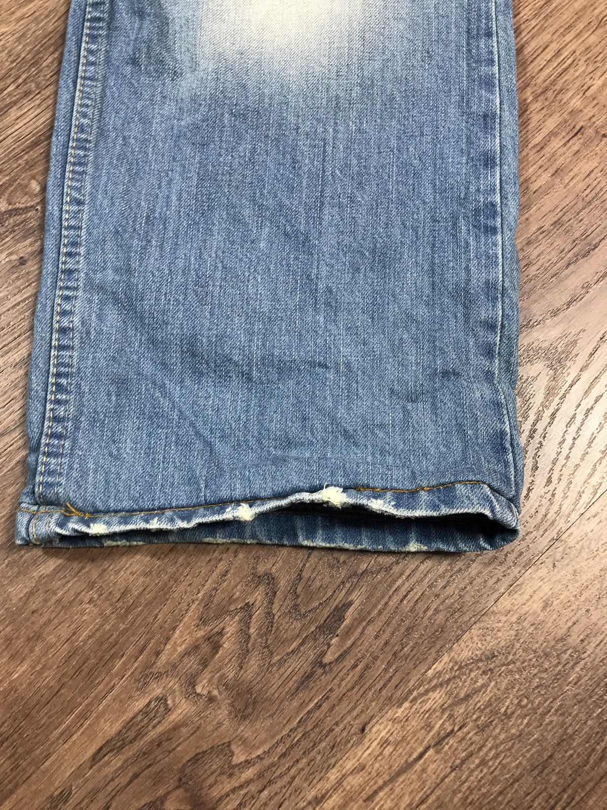 Japanese Brand × Vintage Vintage Distressed Denim Pants Jeans Size US 33 - 3 Thumbnail