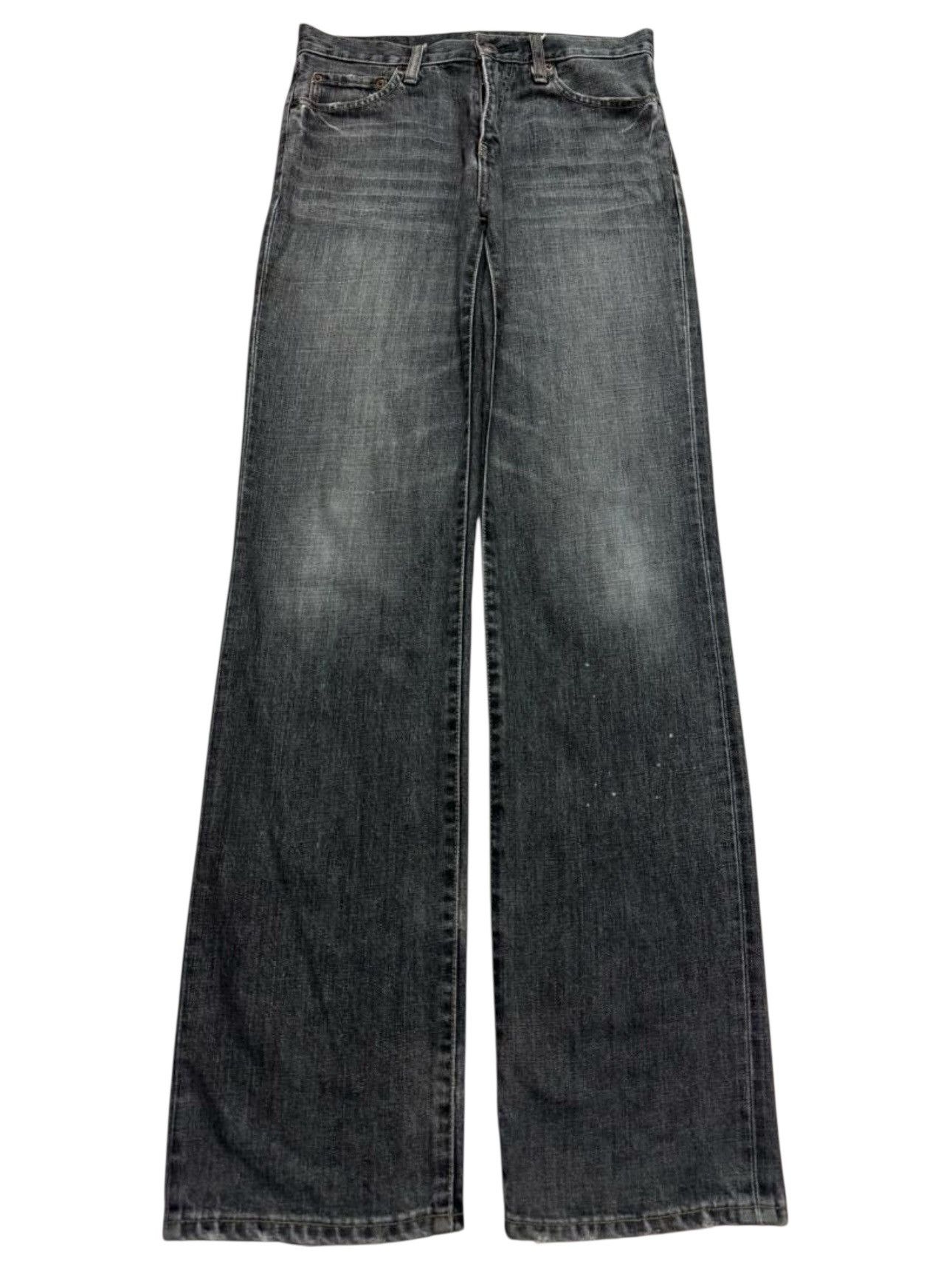 Uniqlo 💥Sick💥Vintage 90’s Uniqlo Sand Washed Straight Distressed Size US 29 - 1 Thumbnail