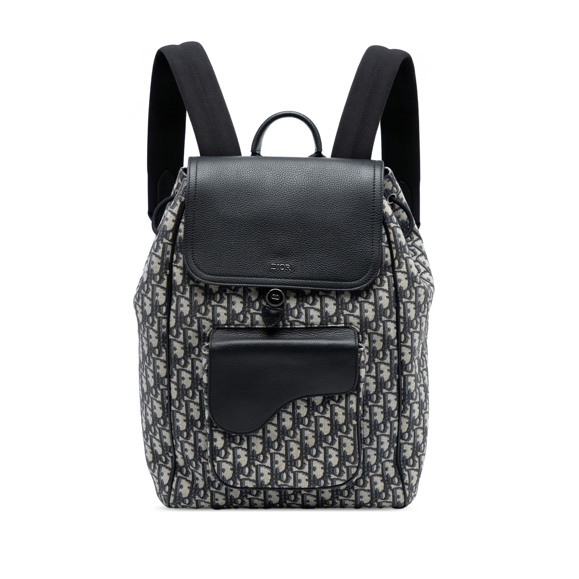 Dior Dior Oblique Canvas Saddle Backpack Size ONE SIZE - 1 Thumbnail