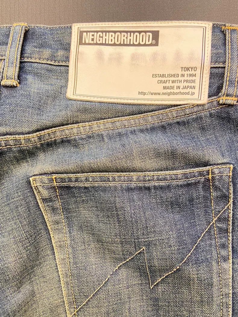 Neighborhood Neighborhood size M Blue Basic Washed Denim Pants Size US 27 - 3 Thumbnail