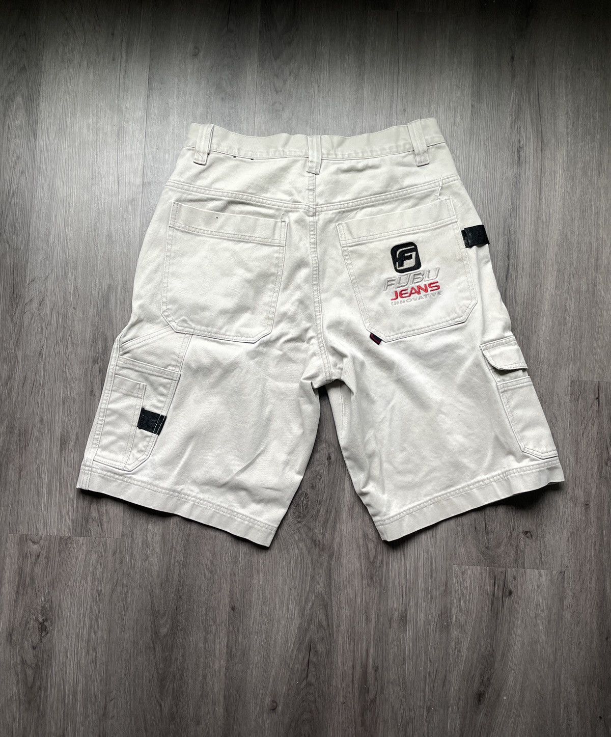 Fubu Y2K Fubu Jeans “Innovative” Baggy Cargo Shorts (Sz.34) Size US 34 / EU 50 - 1 Thumbnail