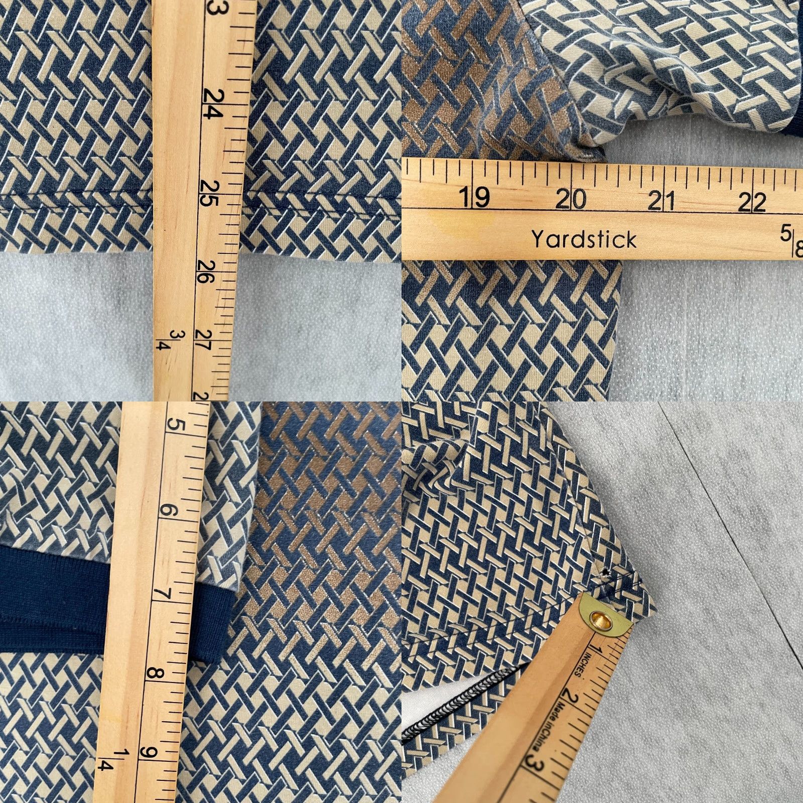 Vintage VINTAGE Barabas Shirt Adult Large Polo Cotton All Over Print Button Collar Mens L Size US L / EU 52-54 / 3 - 8 Thumbnail