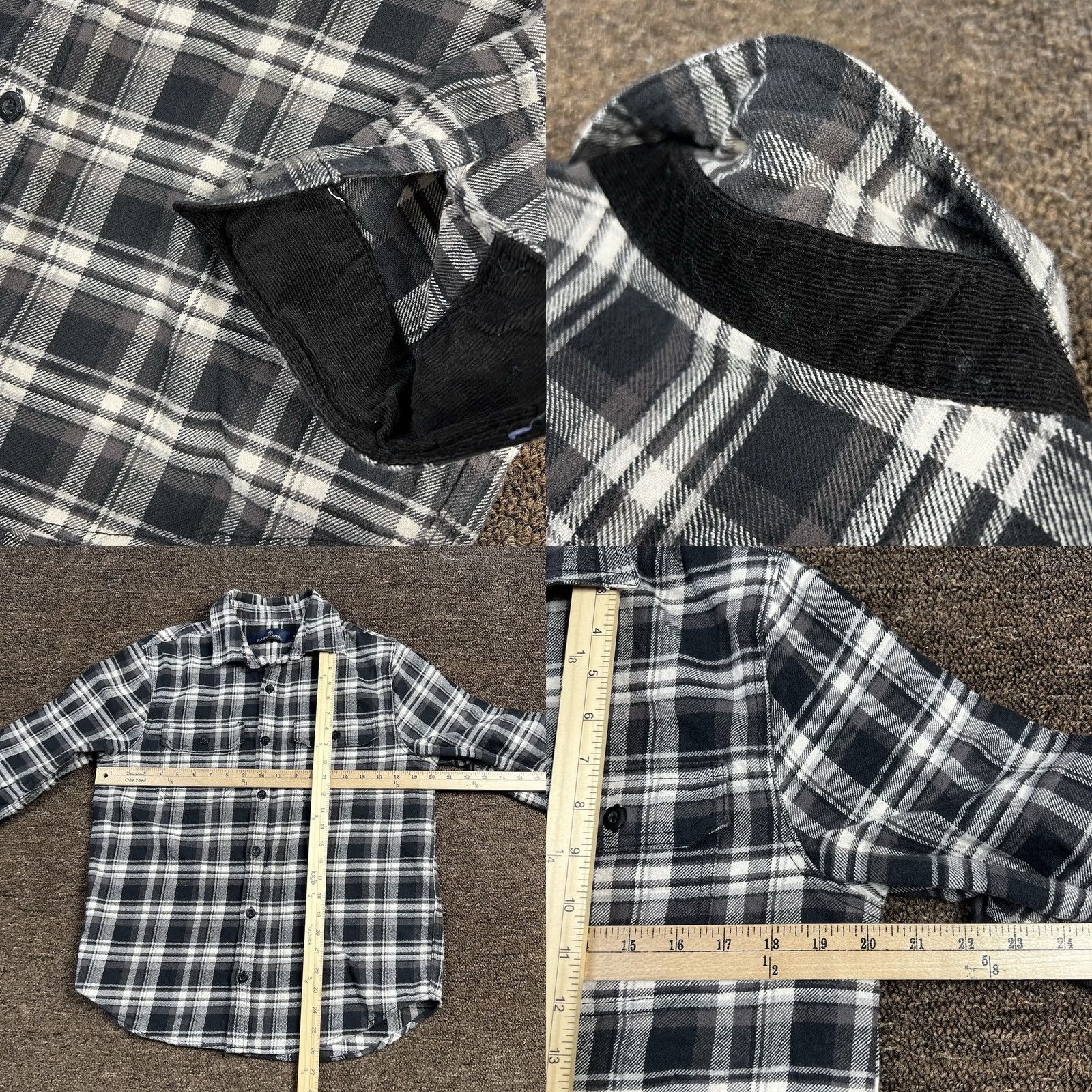 Vintage VINTAGE Rainforest Flannel Shirt Mens M Black Buffalo Hiking Skater Camping Shirt Button-Up Long Sleeve Collared Plaid Size US M / EU 48-50 / 2 - 8 Thumbnail