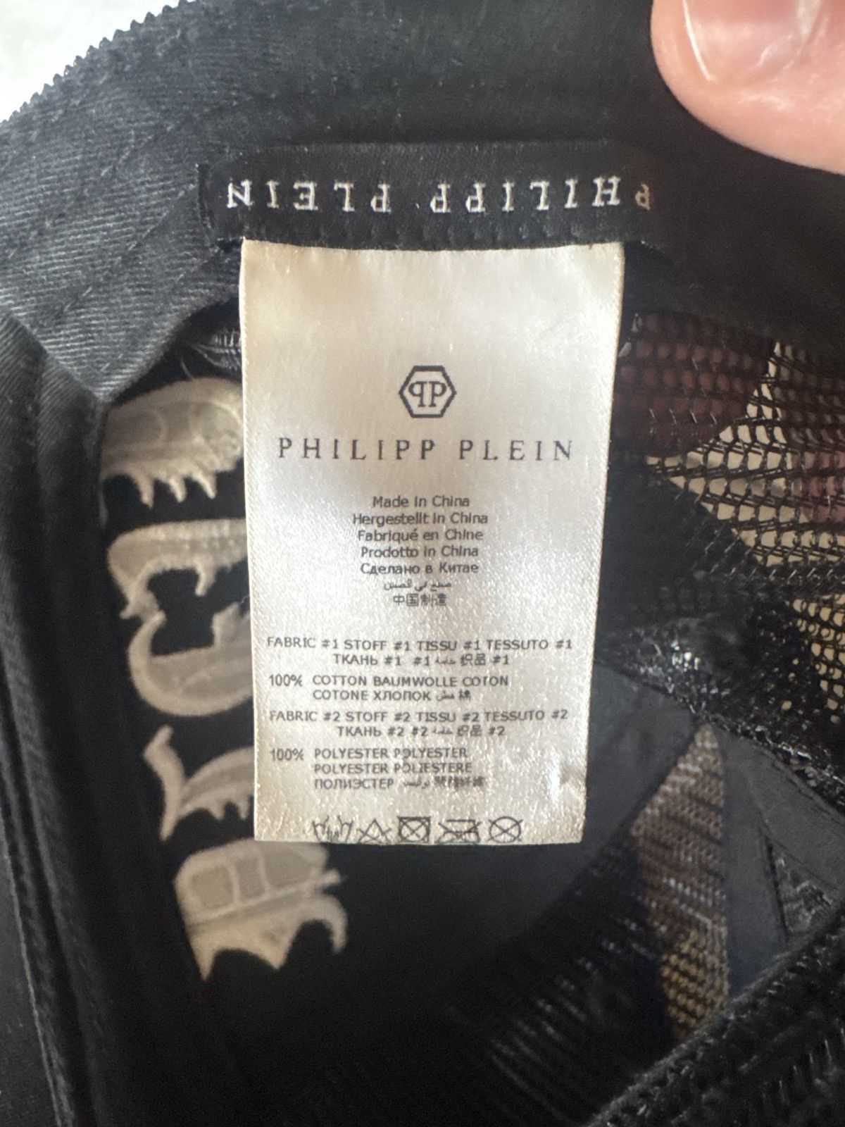 Philipp Plein BASEBALL CAP GOTHIC PLEIN Size ONE SIZE - 7 Thumbnail