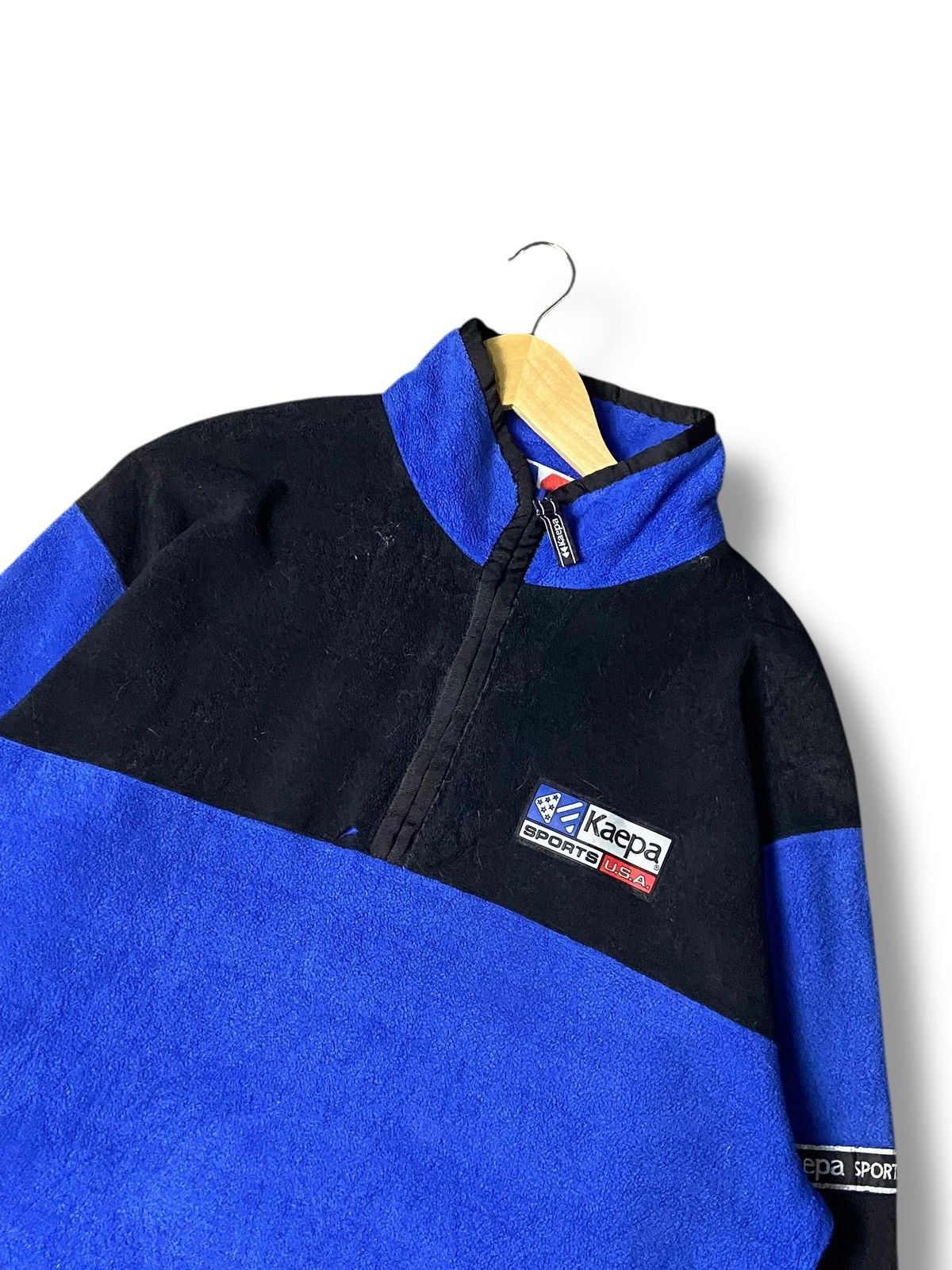 Japanese Brand Kaepa Half Zip Sport Pullover Fleece Jacket (152) Size US S / EU 44-46 / 1 - 4 Thumbnail