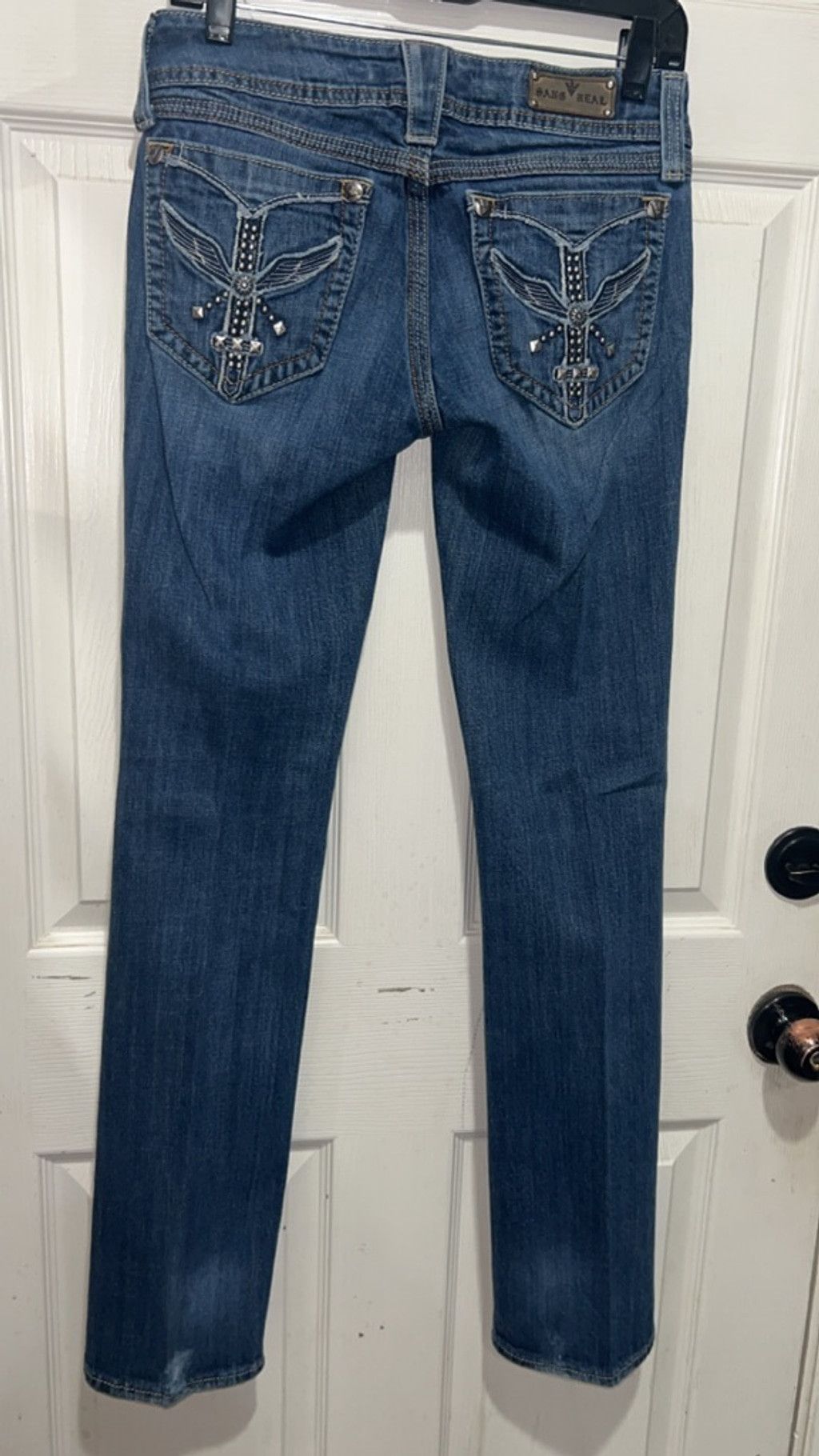 Other Women's Sang Real Blue Skinny Jeans Size 29 Size 29" - 4 Thumbnail