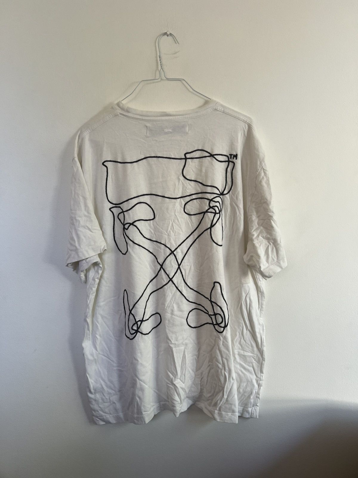 Off-White Off white Abstract Logo TEE Size US L / EU 52-54 / 3 - 3 Thumbnail