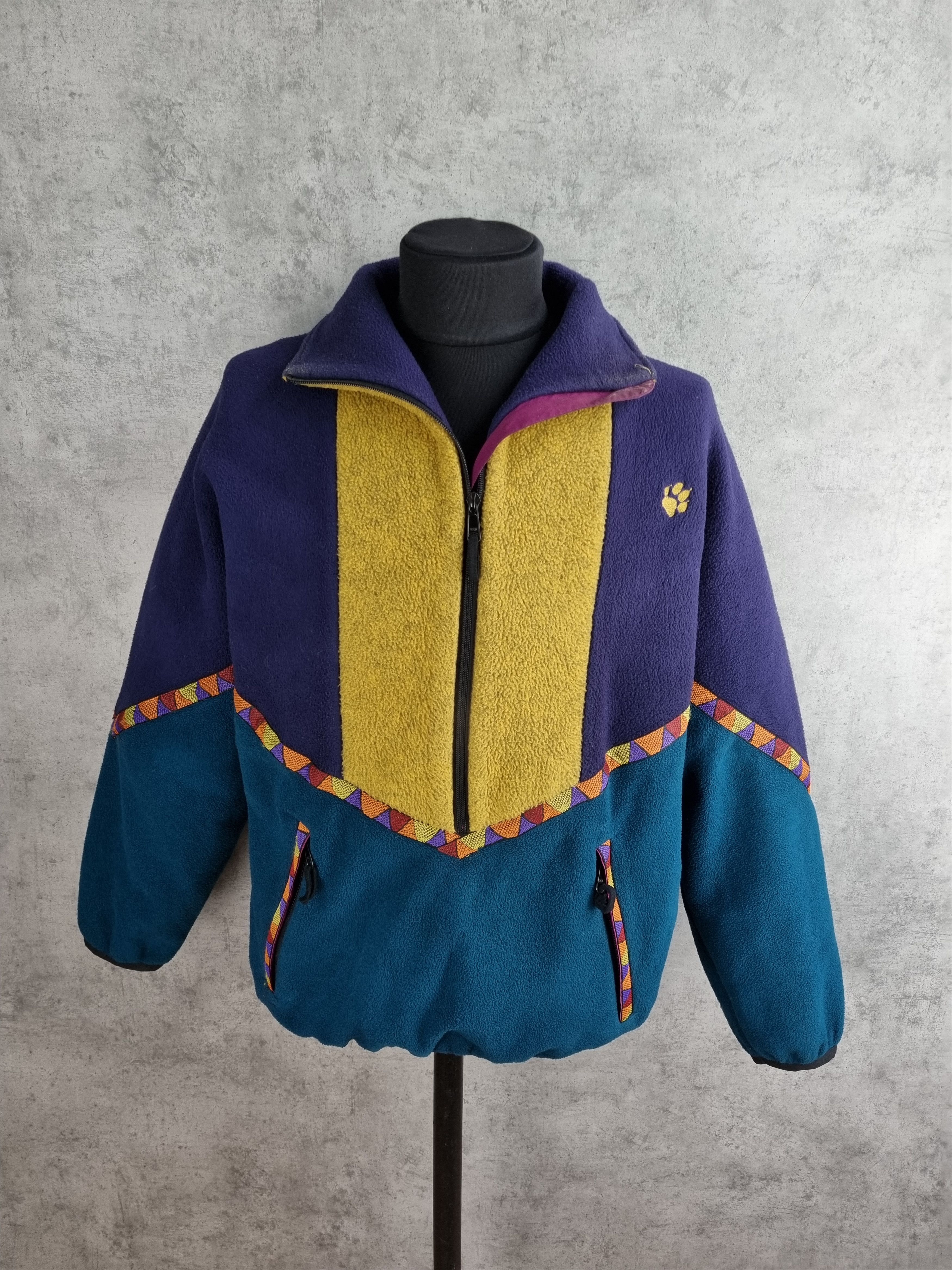 Jack Wolfskin 90s vintage Jack Wolfskin fleece sweater Size US L / EU 52-54 / 3 - 1 Thumbnail
