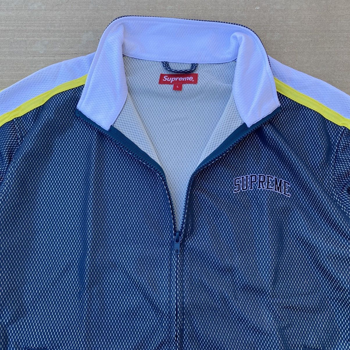 Supreme Supreme Bonded Mesh Track Jacket Navy 2018 Grunge Punk Y2K Size US L / EU 52-54 / 3 - 8 Thumbnail