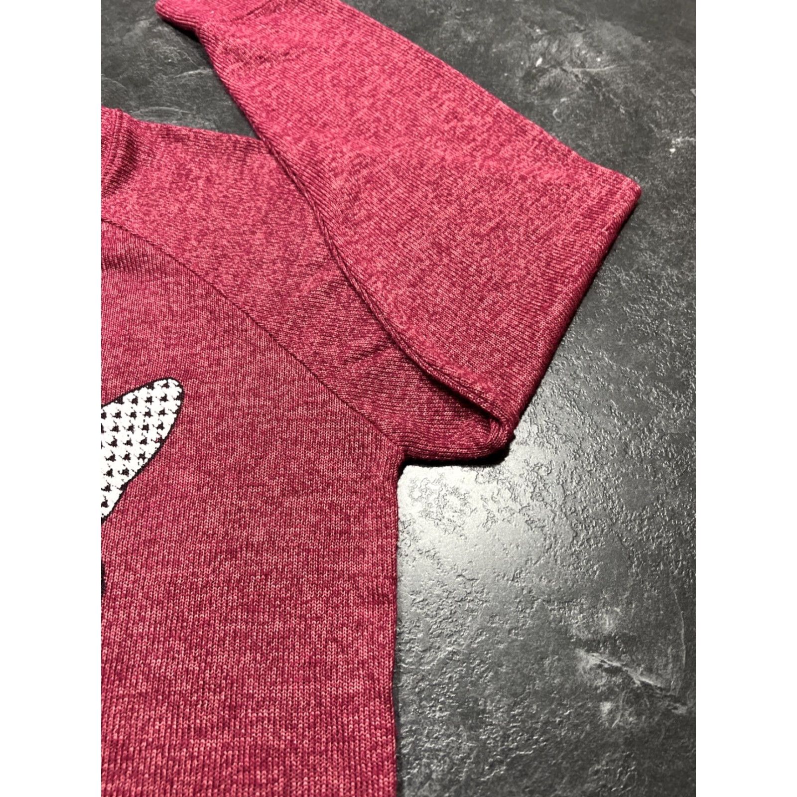 Disney Disney Parks Juniors Minnie Mouse Mickey Mouse Graphic Sweater Top Red XL Long Sleeve Pullover Womens Size XL / US 12-14 / IT 48-50 - 2 Thumbnail