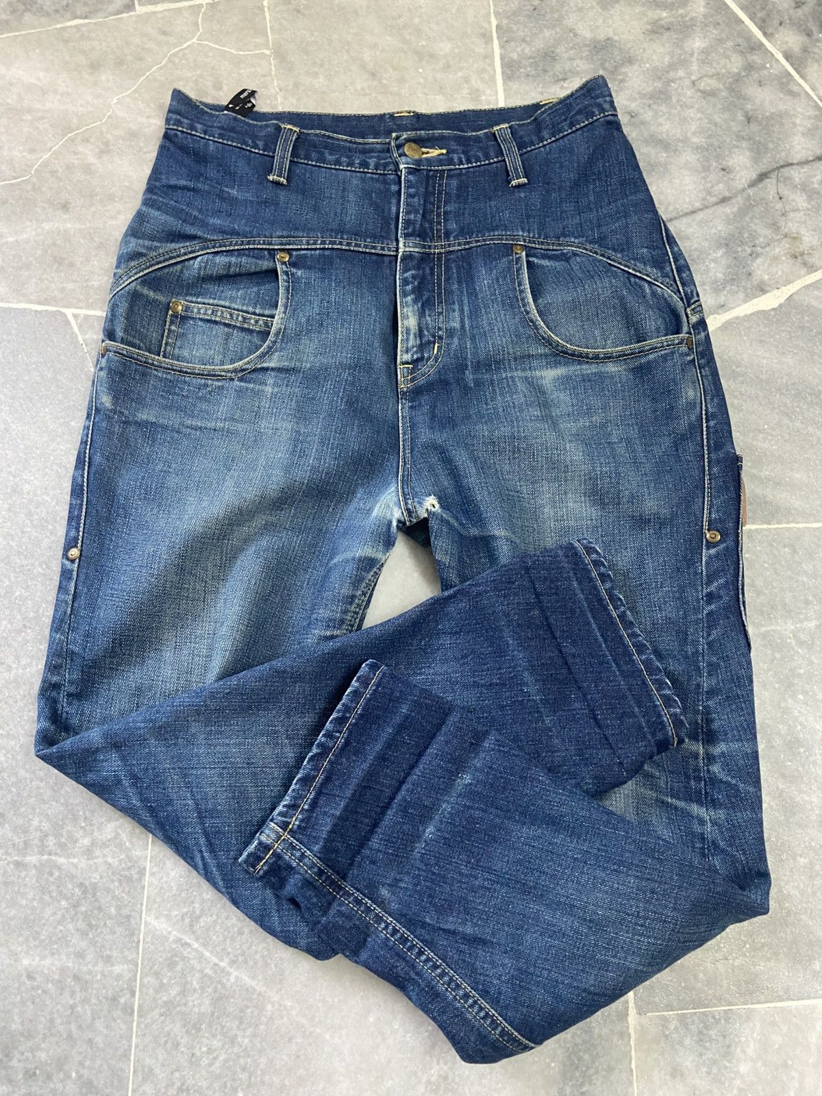 Issey Miyake Vintage Lee X Mercibeaucoup By Issey Miyake Jeans Size US 32 / EU 48 - 5 Thumbnail