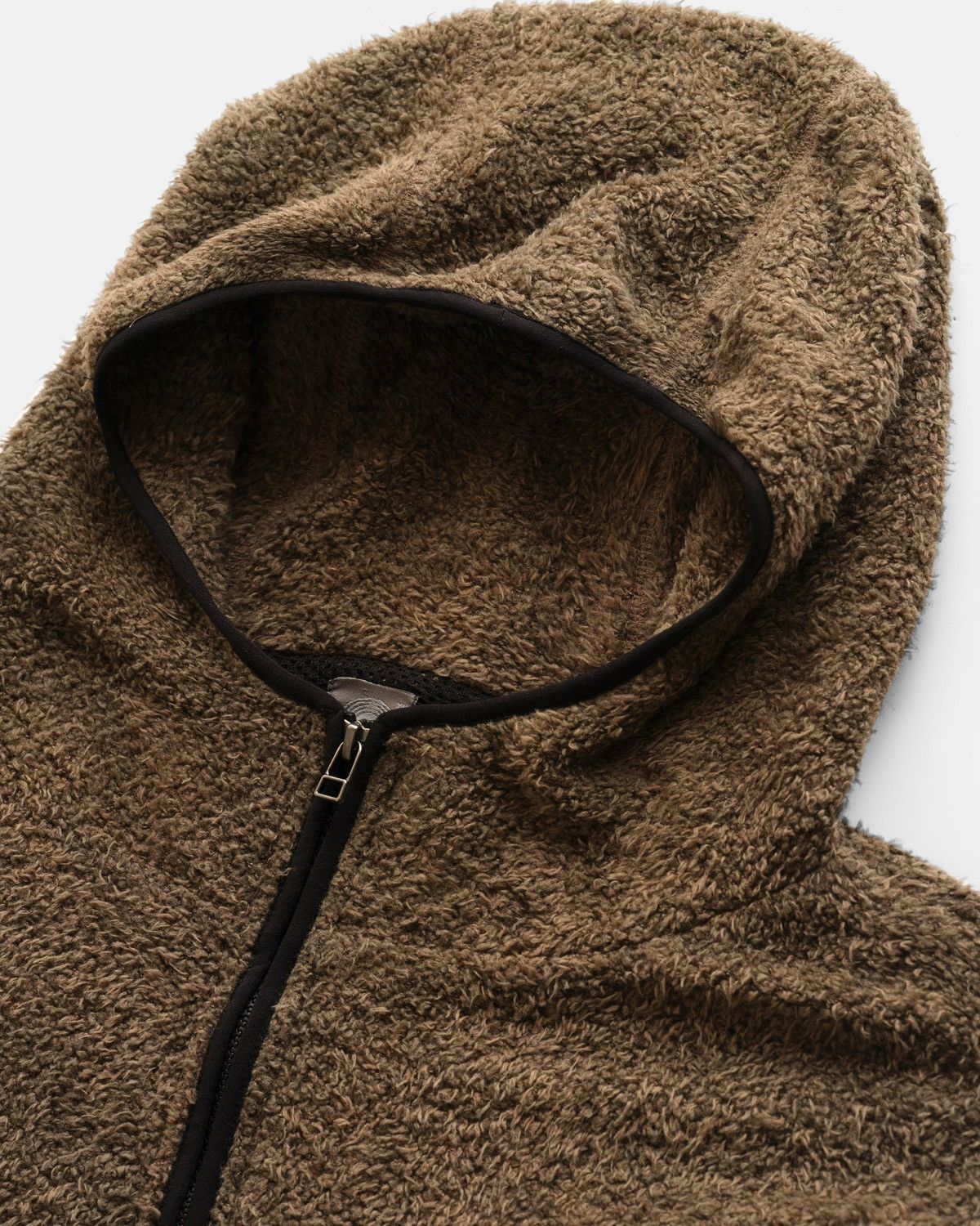 18 East 18 East Tempo LTE Hooded Fleece - Brown Wool Boucle Size US XXL / EU 58 / 5 - 3 Thumbnail