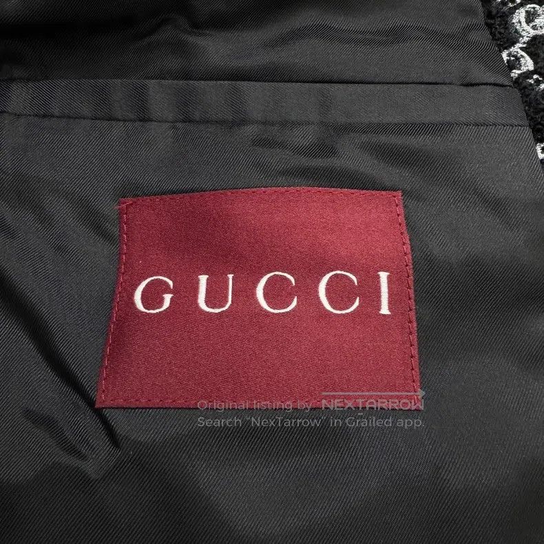 Gucci Gucci Double G full-print embroidered jacket Size US M / EU 48-50 / 2 - 2 Thumbnail