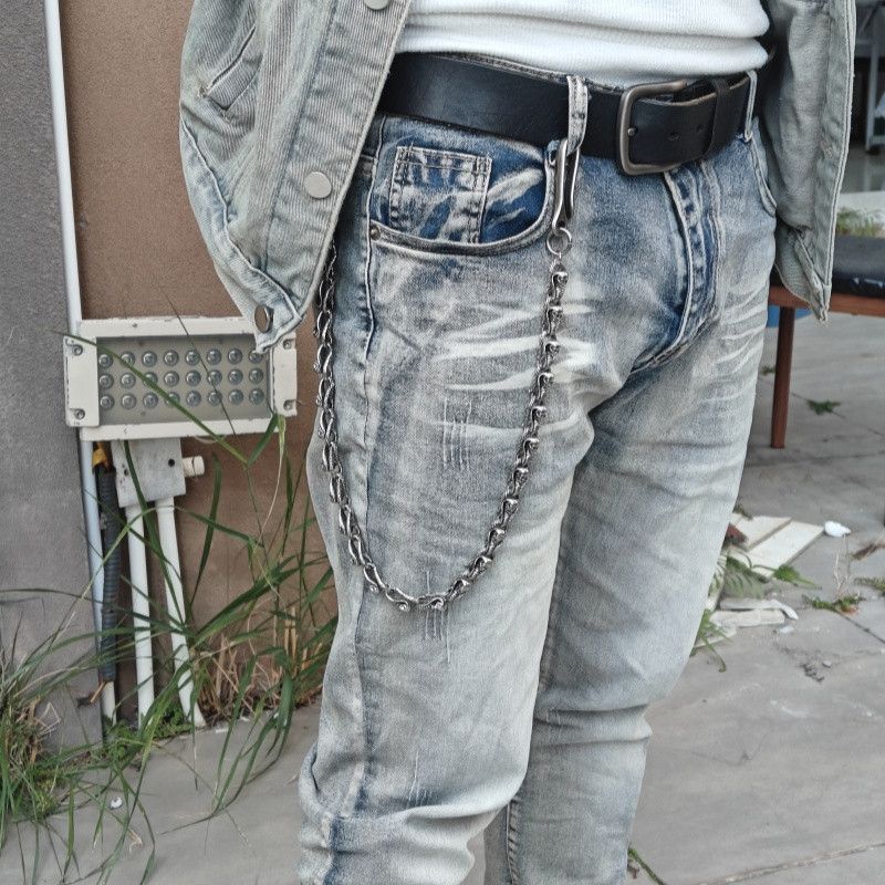 Japanese Brand × Jewelry Punk Waist Pants Chain Wallet Chain Cobra Skull Keychain Size ONE SIZE - 5 Thumbnail