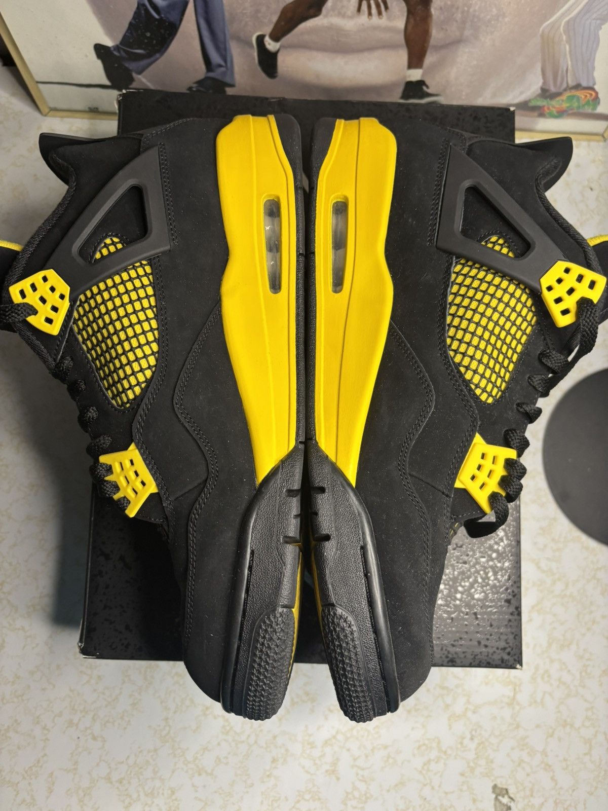 Jordan Brand Jordan Retro 4 ‘Thunder ’ Size US 13 / EU 46 - 3 Thumbnail