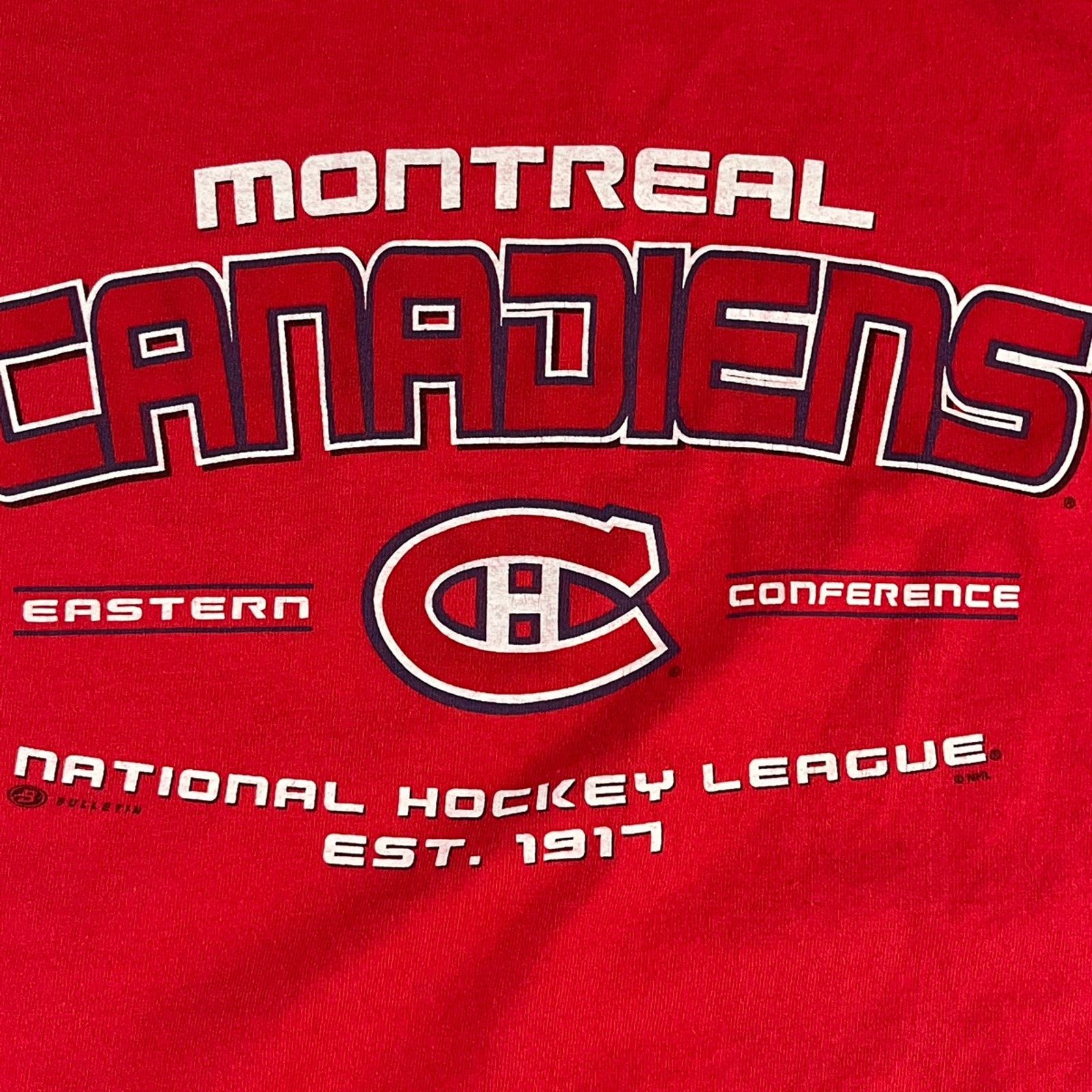Vintage 2000’s Bulletin NHL Montreal Canadiens Graphic T-shirt Large Size US L / EU 52-54 / 3 - 3 Thumbnail