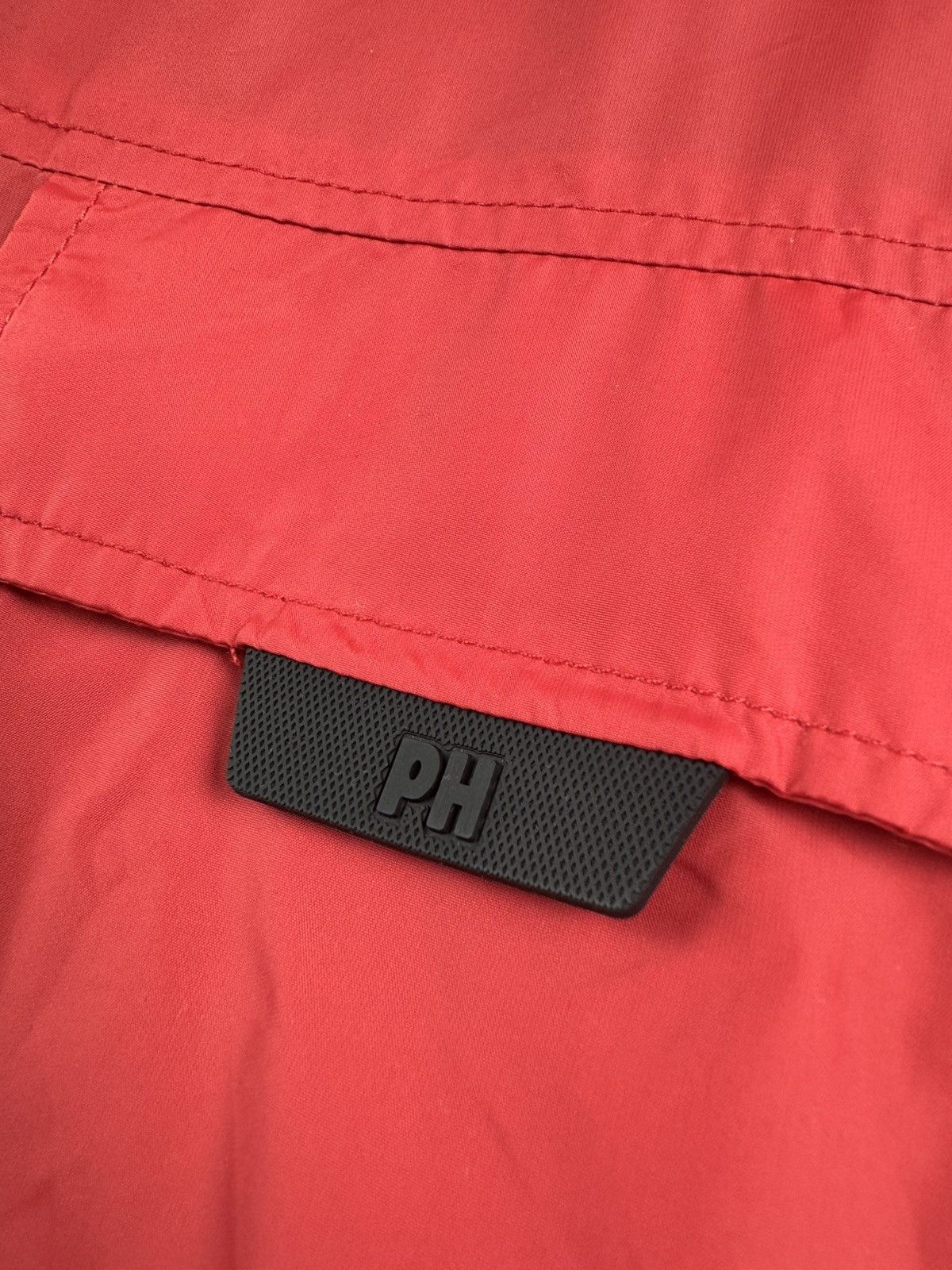 Vintage Peaceful Hooligan Dudley Red Zip Men’s XL Nylon Pocket Jacket Winderbreaker Size US XL / EU 56 / 4 - 9 Thumbnail