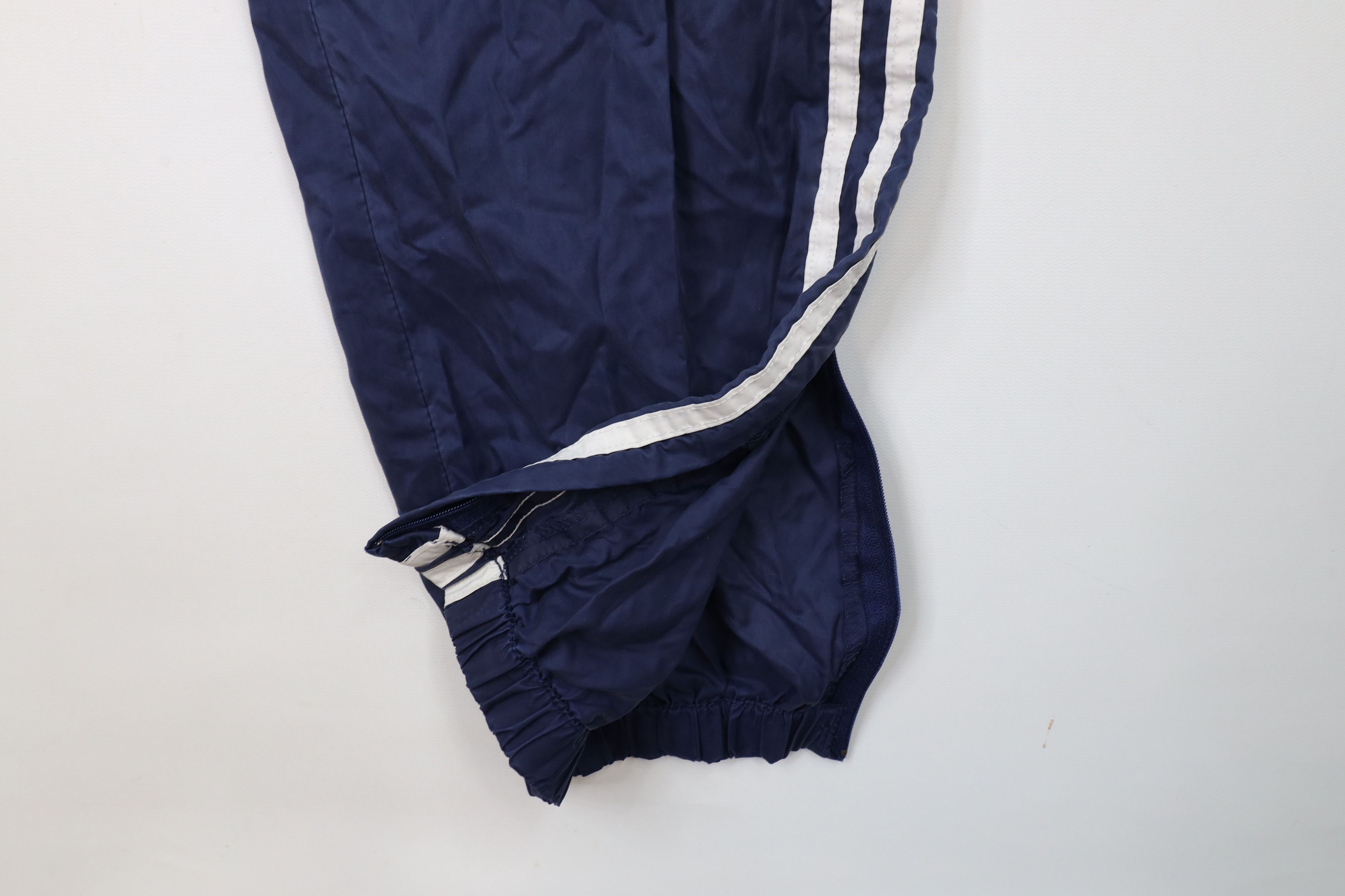 Adidas × Vintage Vintage 90s Adidas Spell Striped Cuffed Joggers Pants Nylon Size US 36 / EU 52 - 5 Thumbnail
