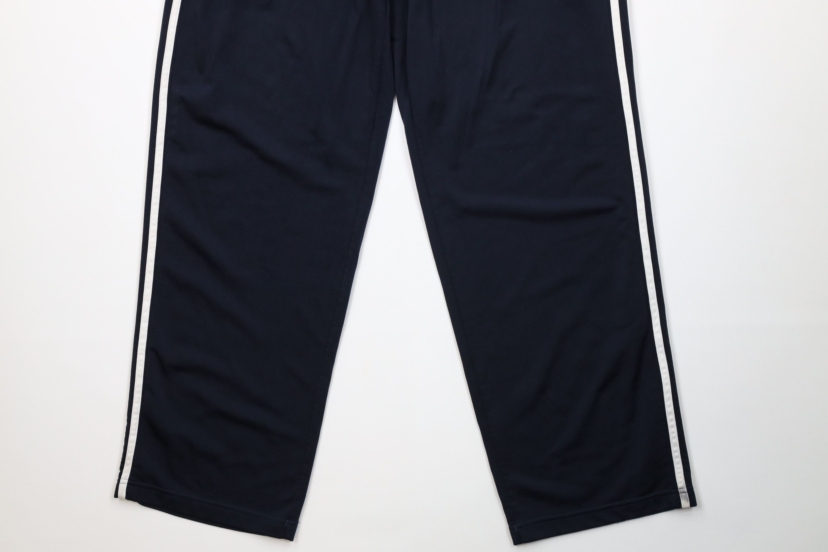 Adidas Vintage Y2K Adidas Spell Striped Wide Leg Sweatpants Blue Size US 38 / EU 54 - 4 Thumbnail