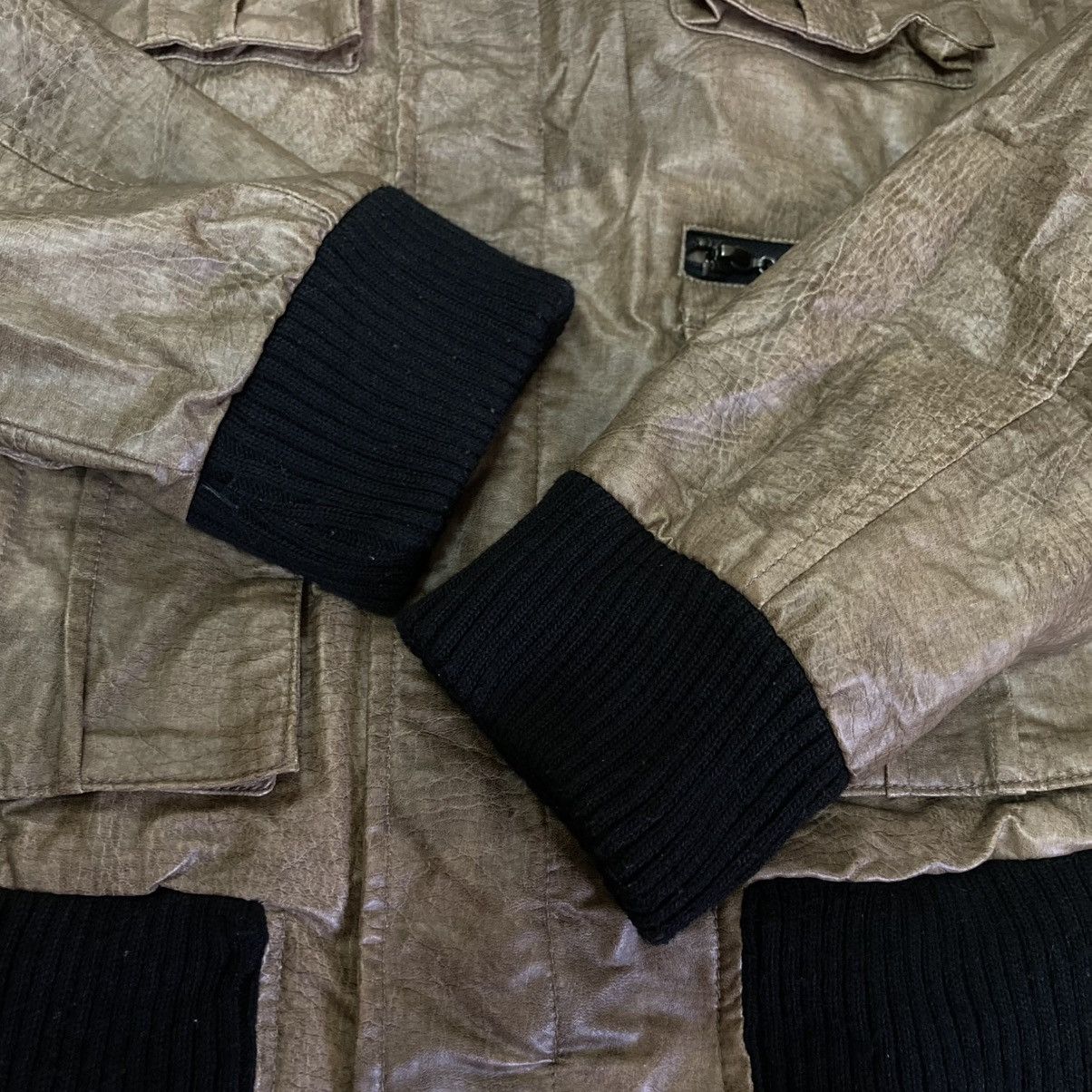 Isamu Katayama Backlash 🇯🇵 P.C POINT CHARY BUTTON UP FULL ZIP FUR COLLAR WAXED JACKET Size US L / EU 52-54 / 3 - 17 Thumbnail