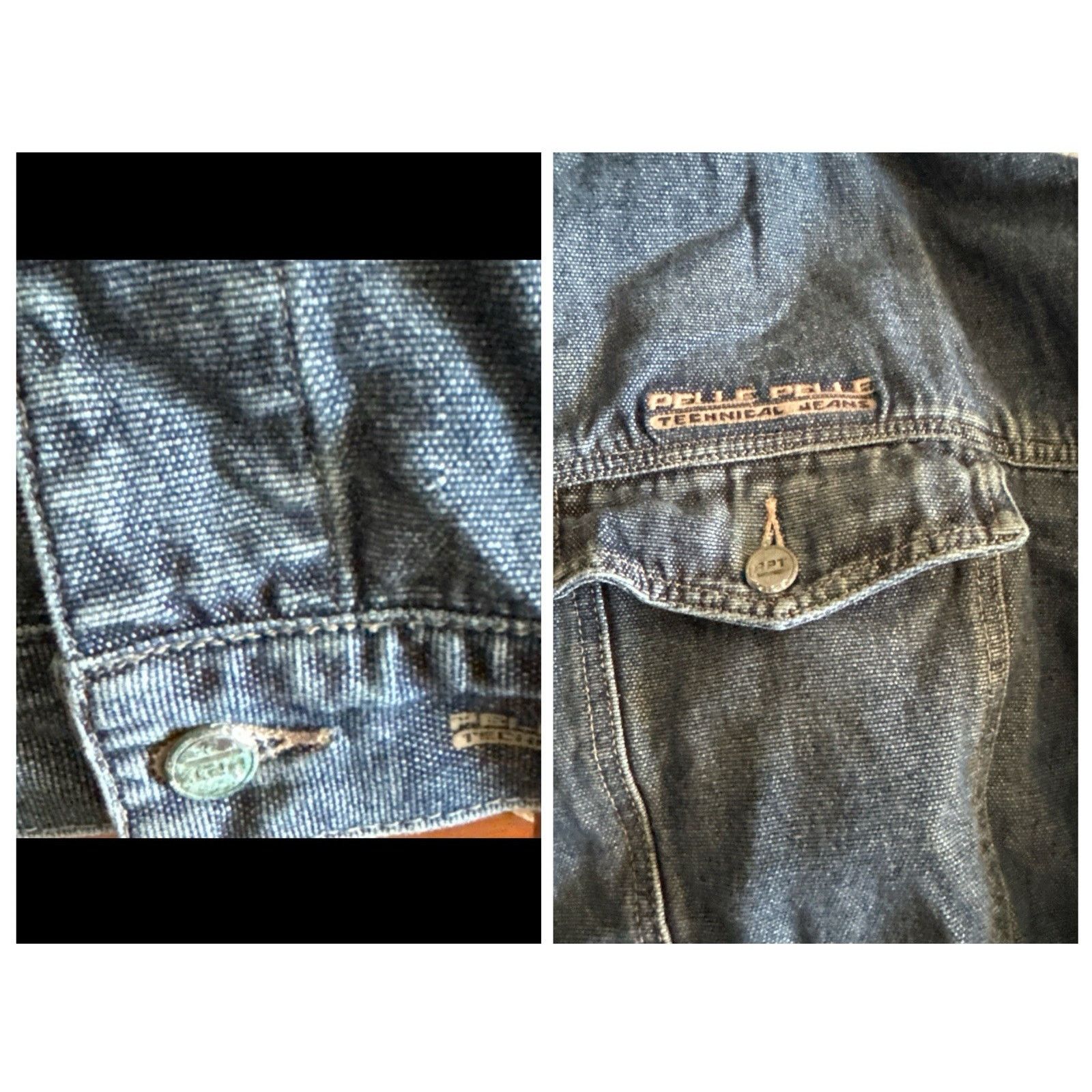 Pelle Pelle PELLE PELLE Marc Buchanan Y2K Denim Jacket XXL Blue Trucker Size US XXL / EU 58 / 5 - 18 Thumbnail