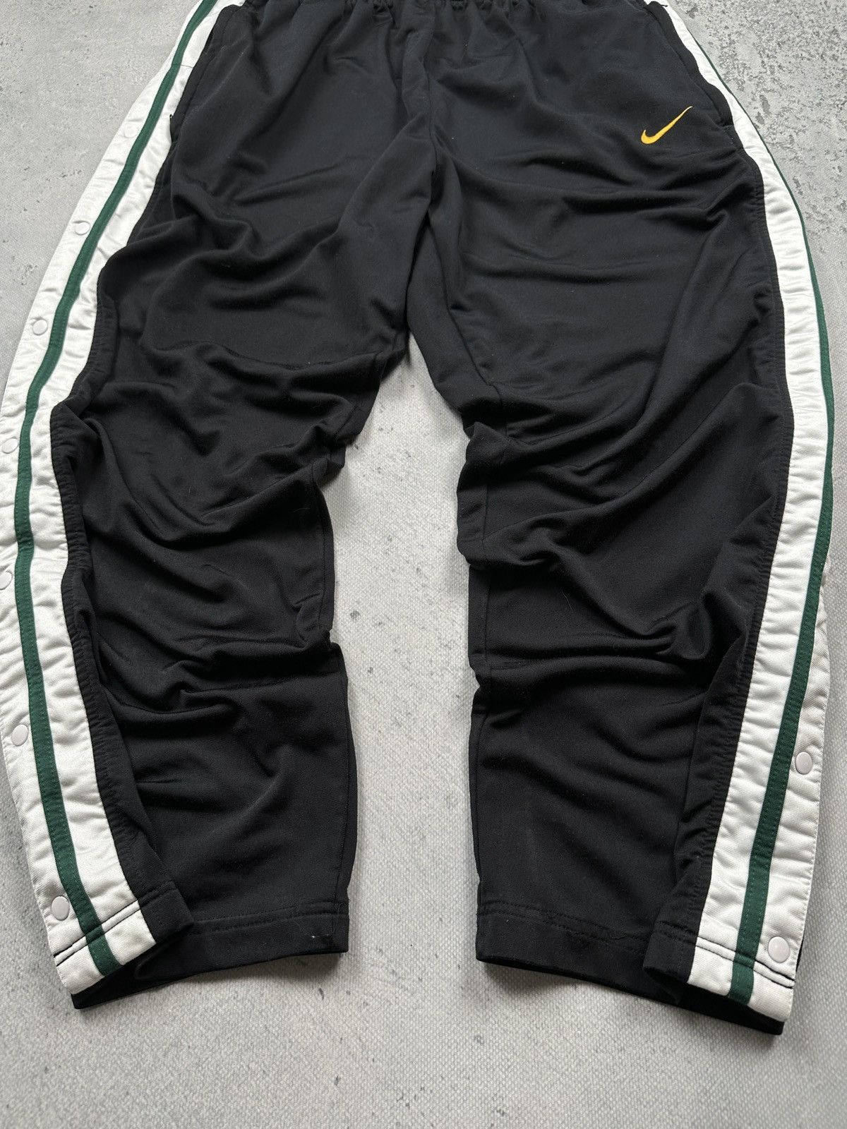 Nike Vintage Nike 00s Y2K Black White Track Suit Hoodie Pants Set Size US 34 / EU 50 - 14 Thumbnail