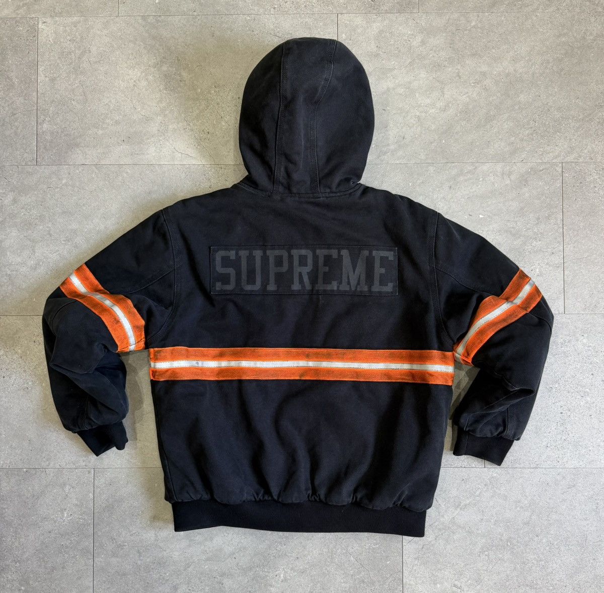 Supreme Supreme Reflective Work Jacket with Stripes Size US M / EU 48-50 / 2 - 9 Thumbnail