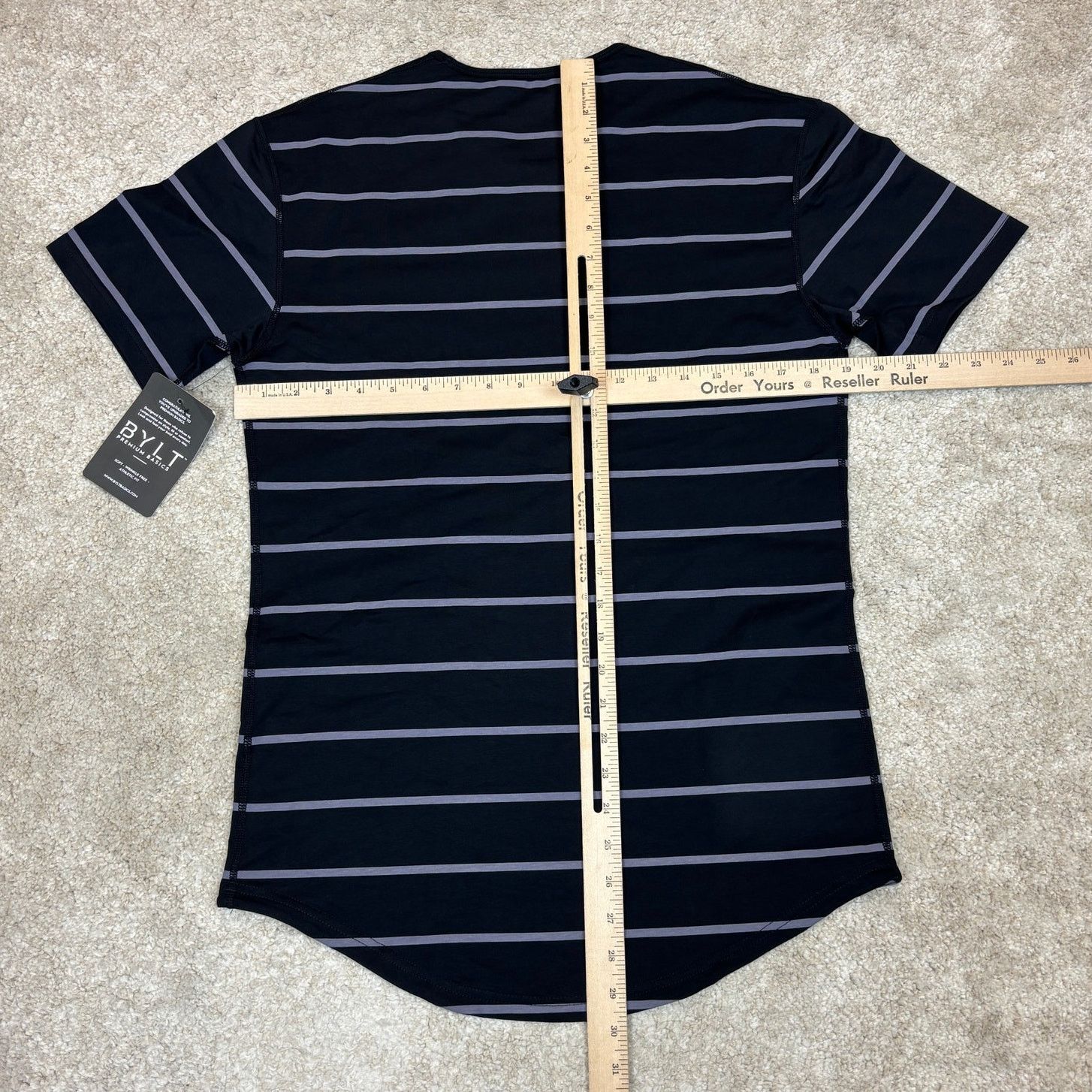 Other NWT Bylt Drop Cut Lux Striped Short Sleeve Shirt Men's Small Size US S / EU 44-46 / 1 - 3 Thumbnail