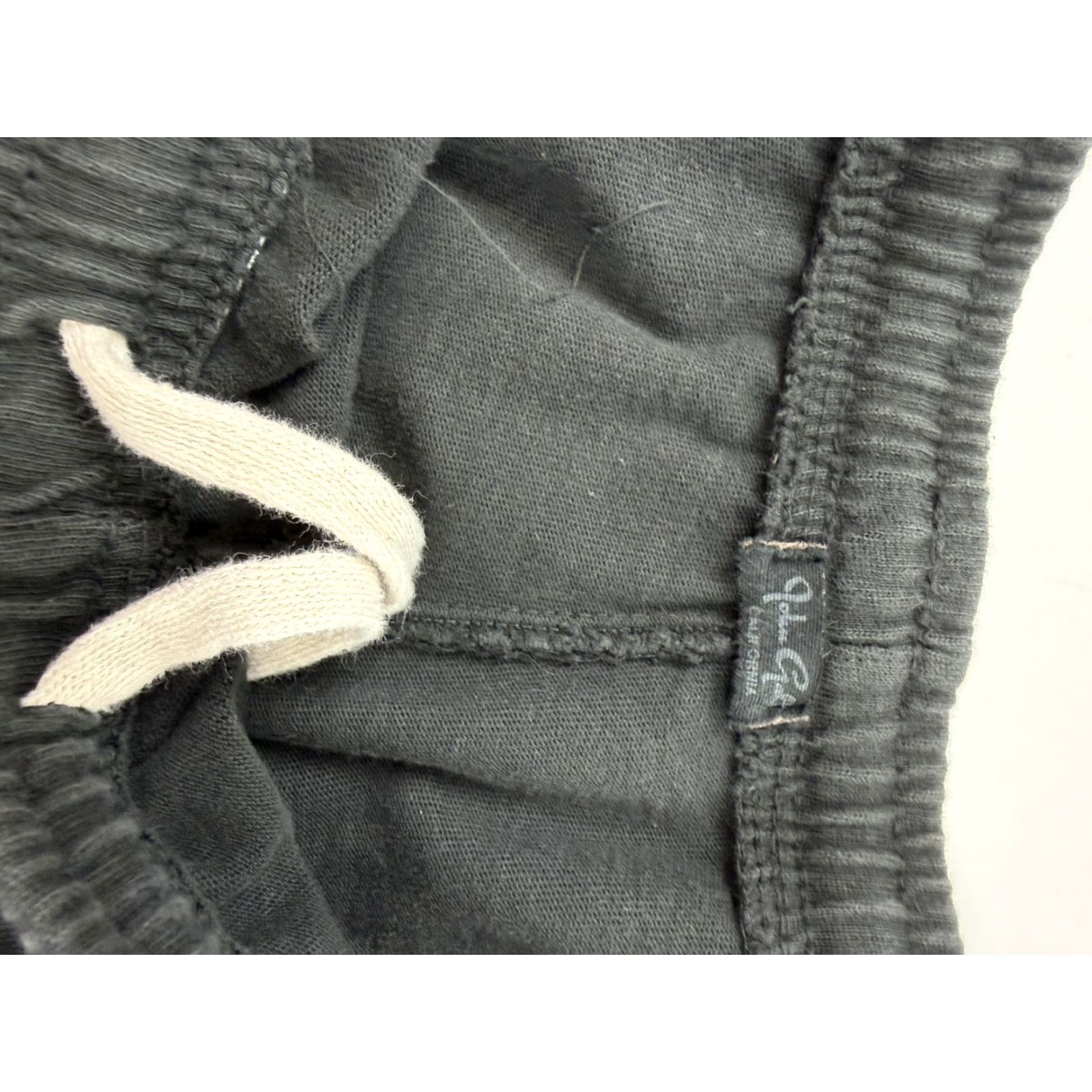 Vintage J. Galt Womens Small Black Knit Sweatpants Drawstring Elastic Waist Lounge Pants Straight Leg Casual Size 28" / US 6 / IT 42 - 3 Thumbnail